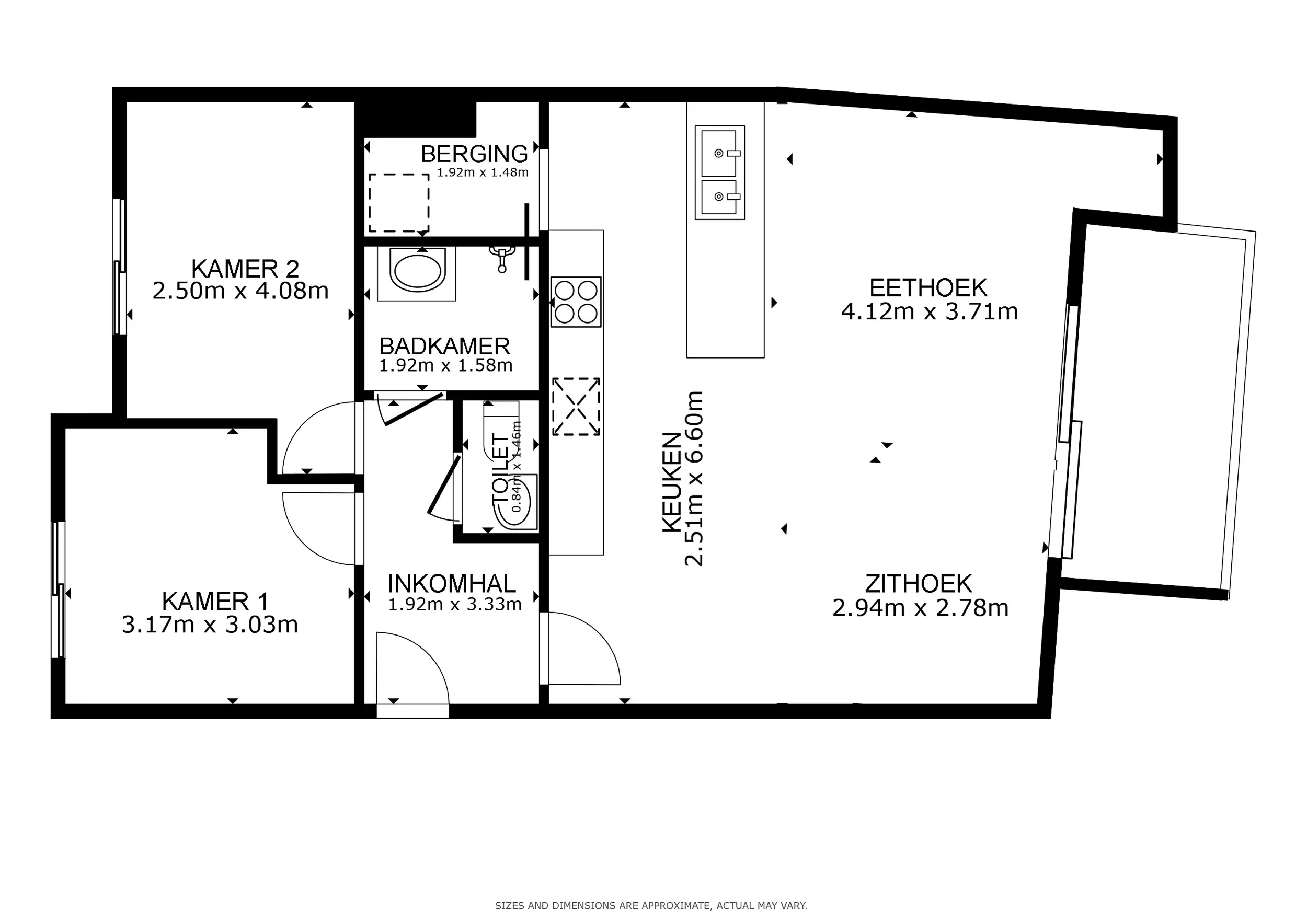 Instapklaar 2-slpk app. met terras vlak bij zee foto 19
