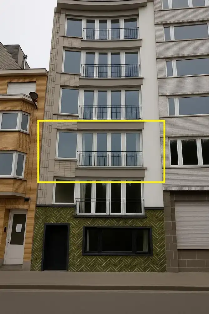 Gerenoveerd 2-slaapkamerappartement met 2 zonnige terrassen te Oostende! foto {{pictureIndex}}