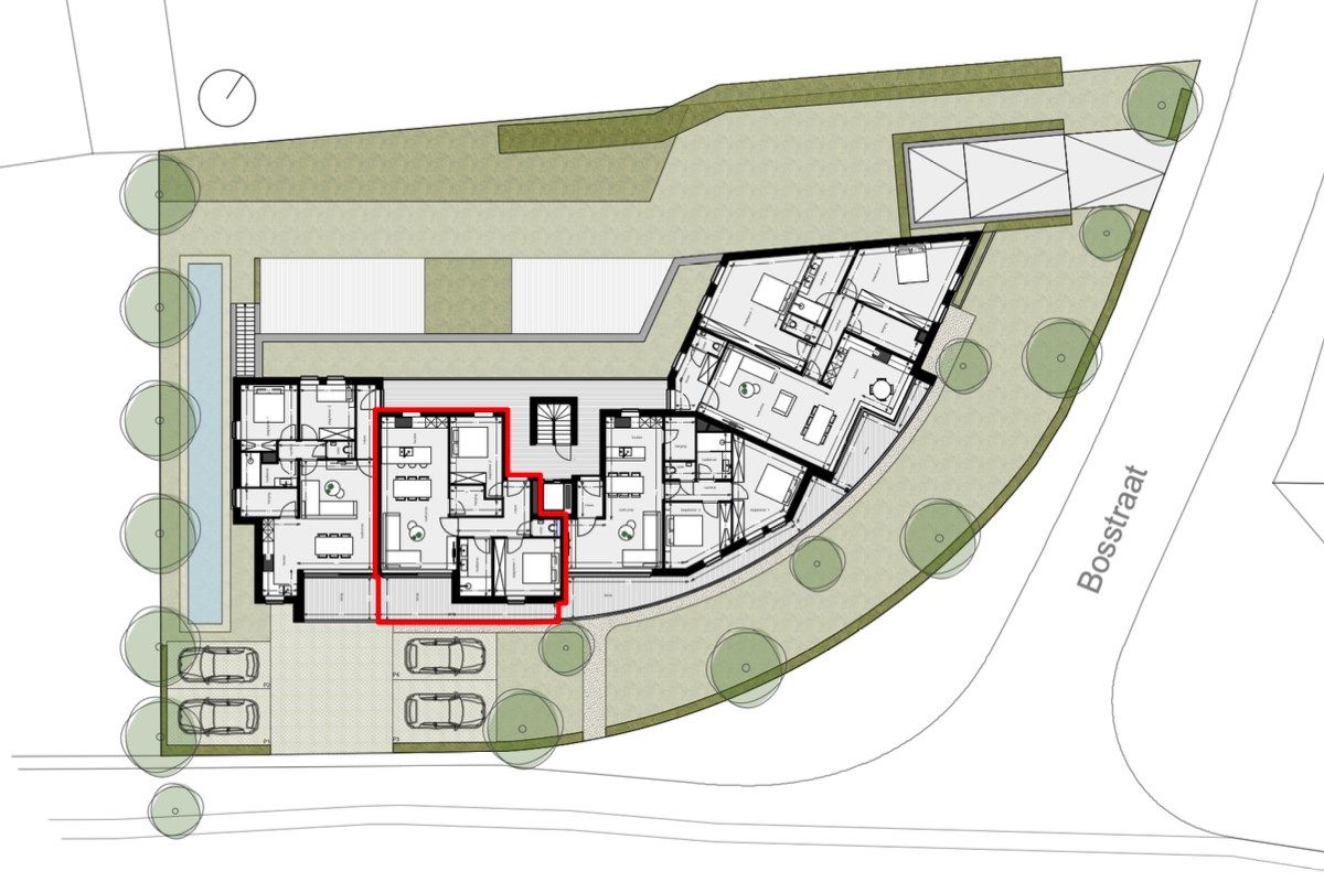 APPARTEMENT 1.2 : 82,55 m2 - 1640 SINT-GENESIUS-RODE foto {{pictureIndex}}
