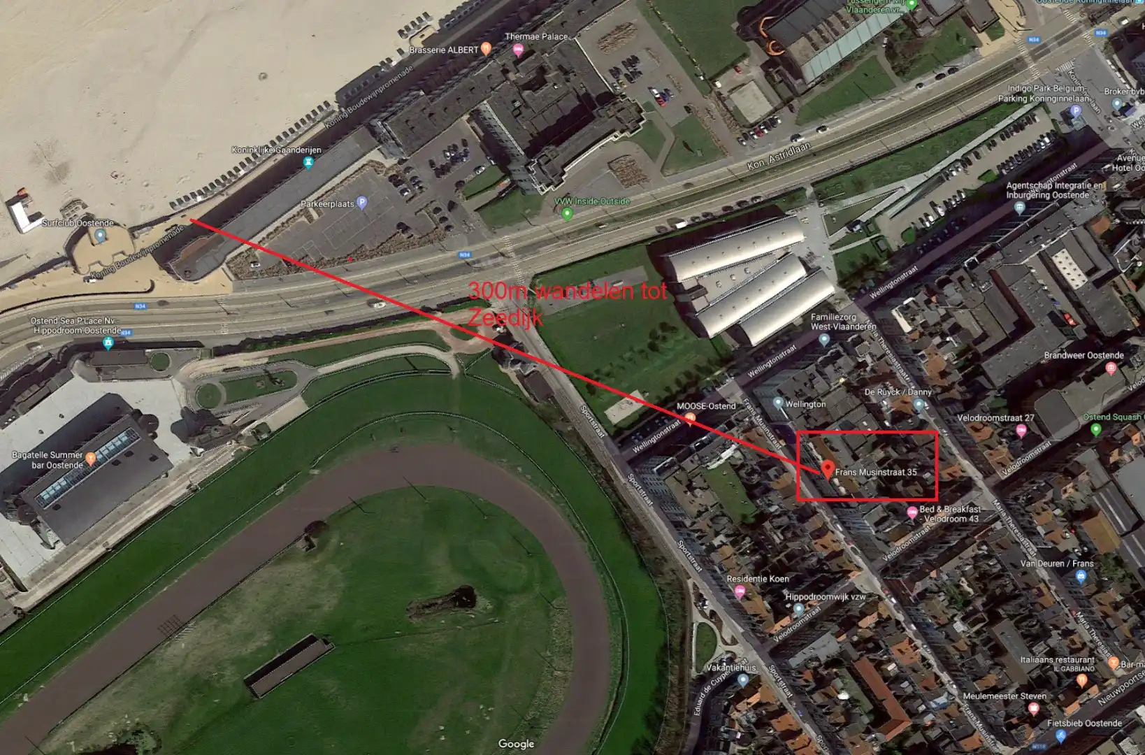 OOSTENDE - BELLE EPOQUEWIJK DICHTBIJ BIBLIOTHEEK, ZEEDIJK EN DE JAPANSE TUIN foto 16