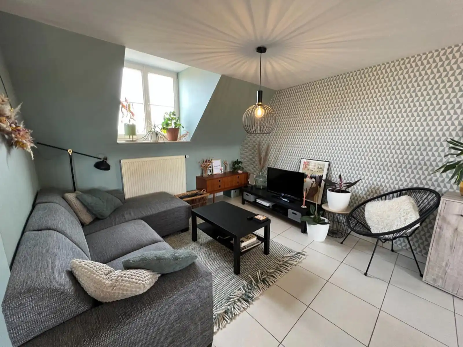 Duplex met 1 slpk, terras en garage foto 2