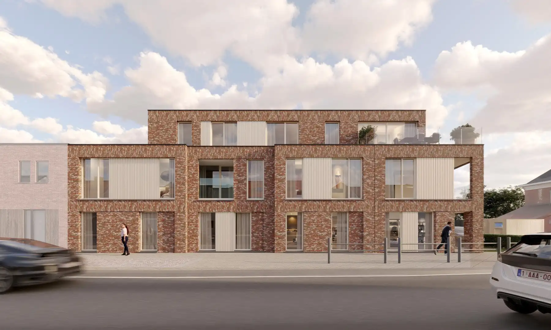 Uniek nieuwbouwappartement (91,93 m²) in kleinschalige residentie te Westkerke foto 2