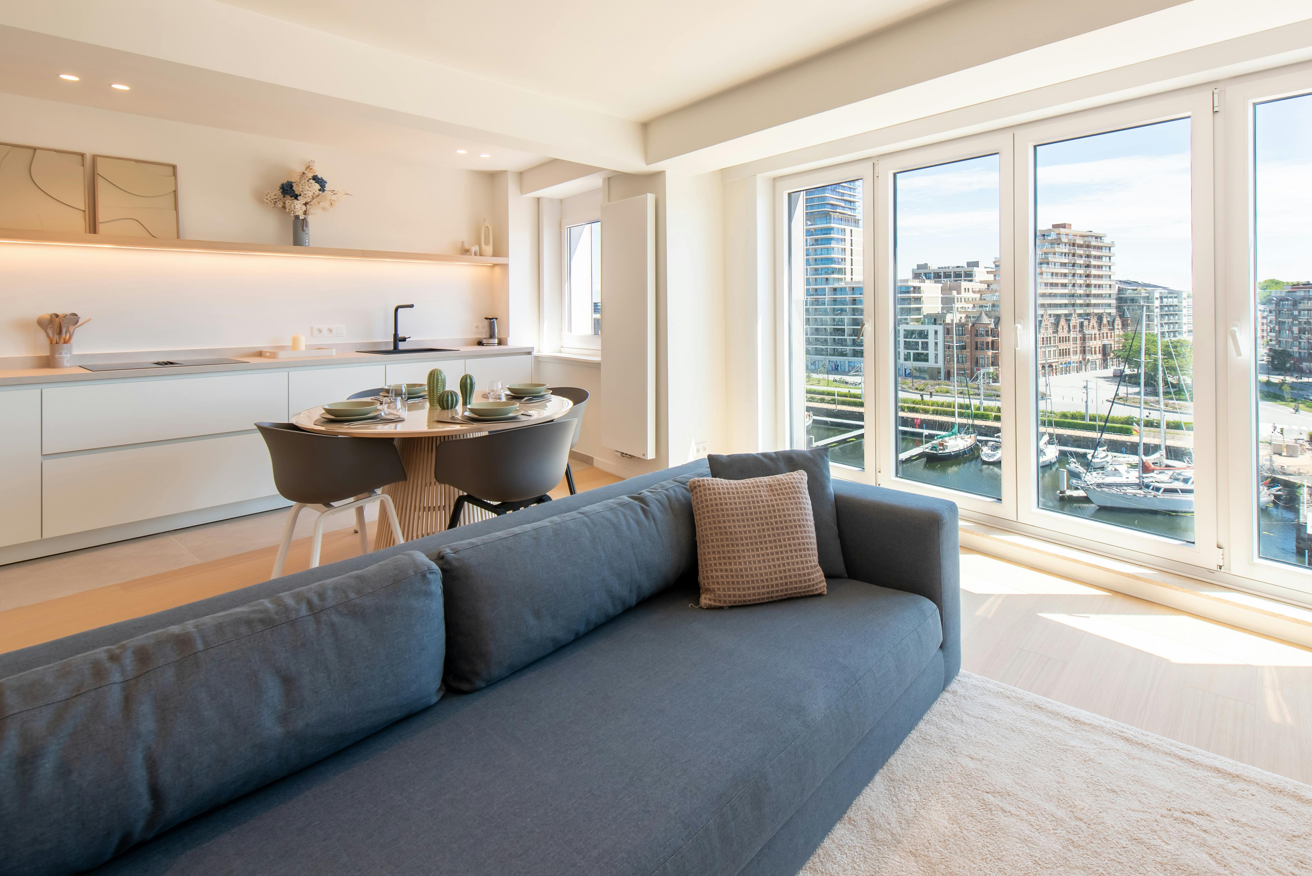 Schitterend appartement met magnifiek uitzicht op de haven van Oostende foto 11