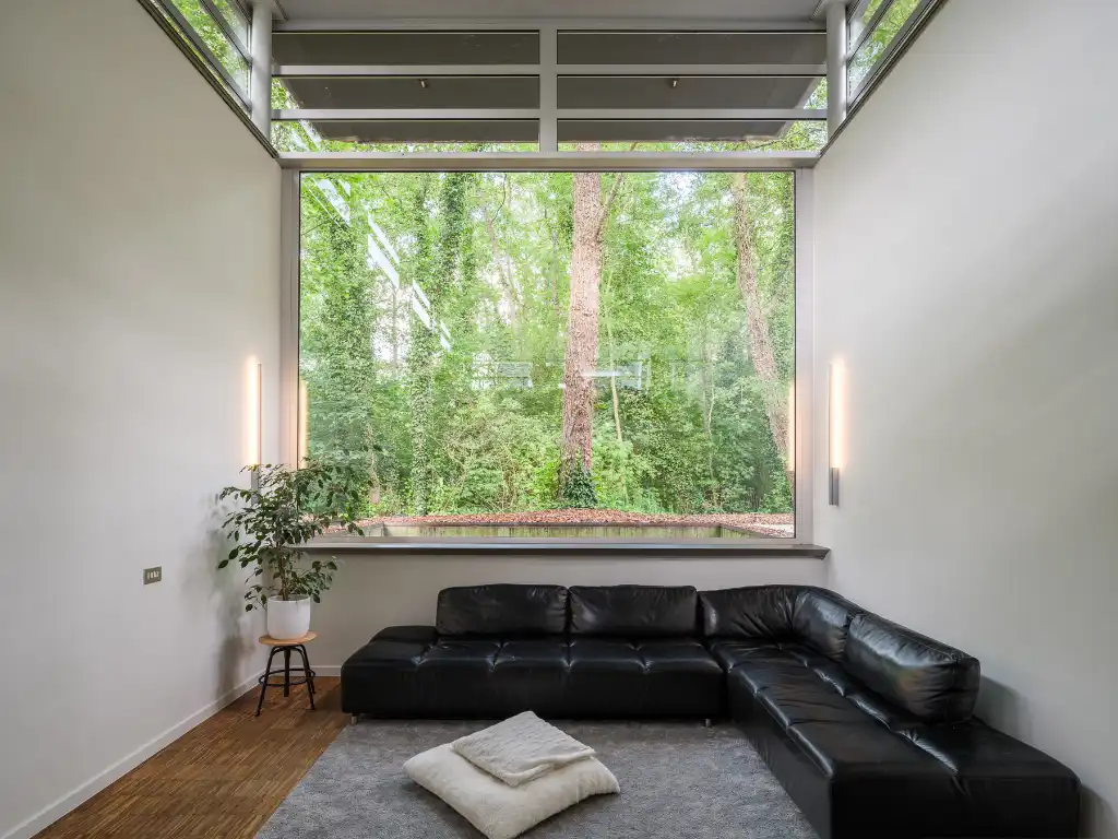 Vrijstaande architectenwoning (bvo 444 m²) op de grens met natuurpark Overmeers foto 18
