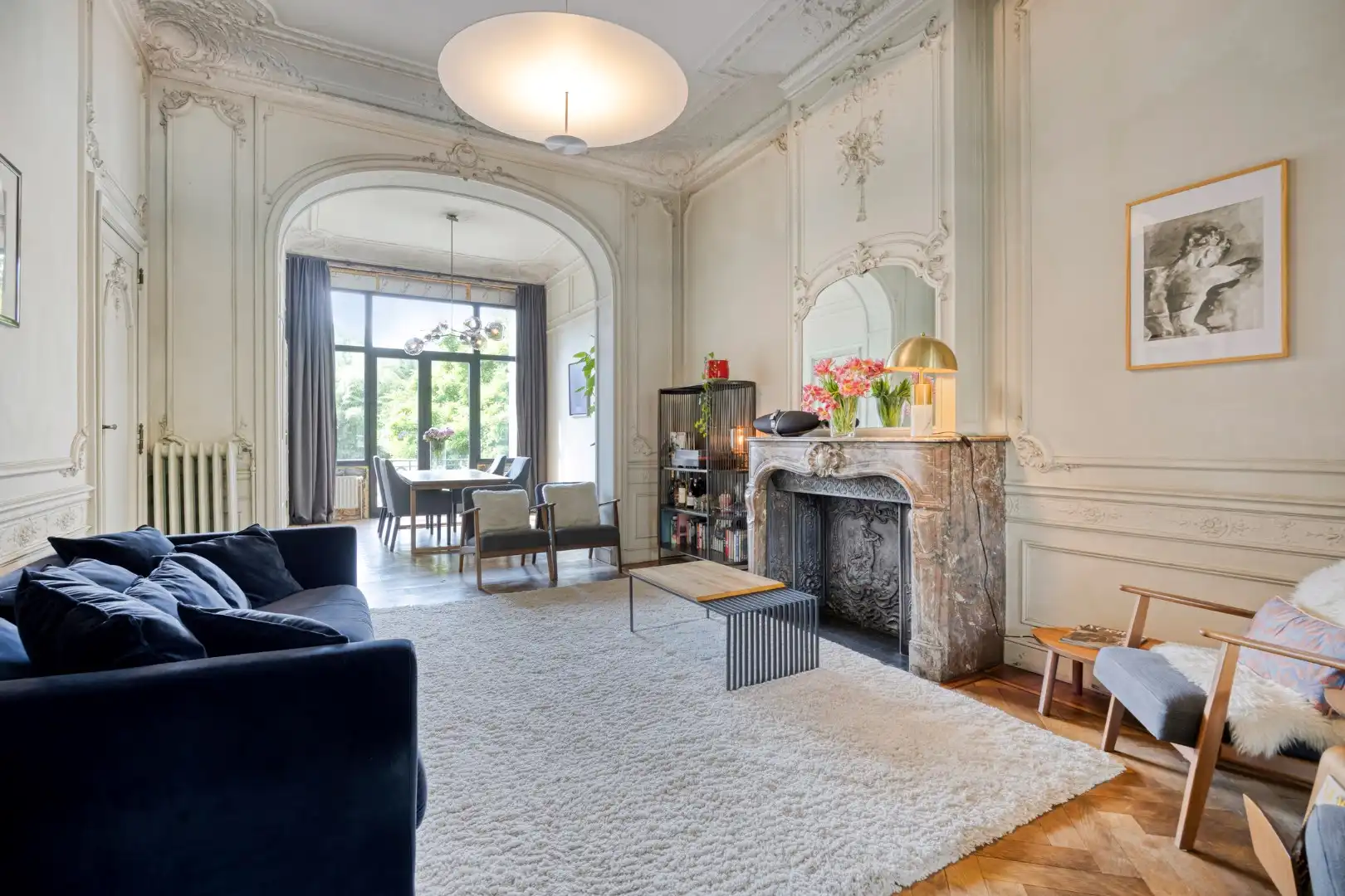 Prachtig herenhuis op de Tiensevest met mogelijkheid tot praktijkruimte - bewoonbare opp. 555 m²  foto 8