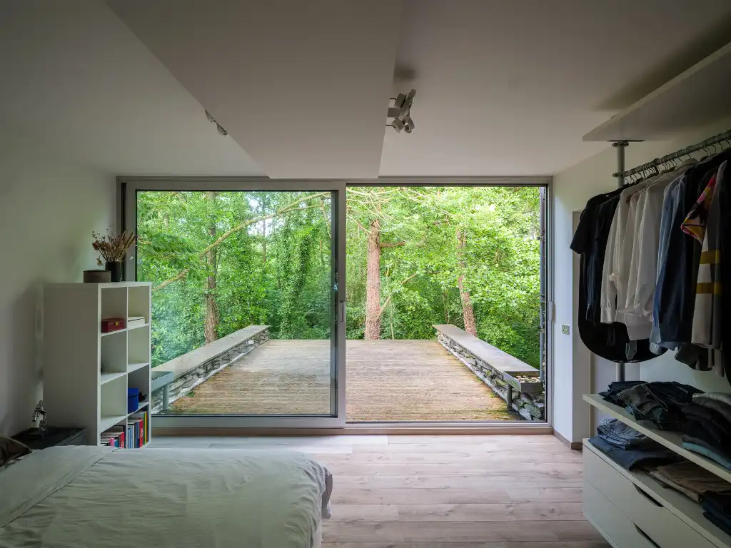 Vrijstaande architectenwoning (bvo 444 m²) op de grens met natuurpark Overmeers foto 19