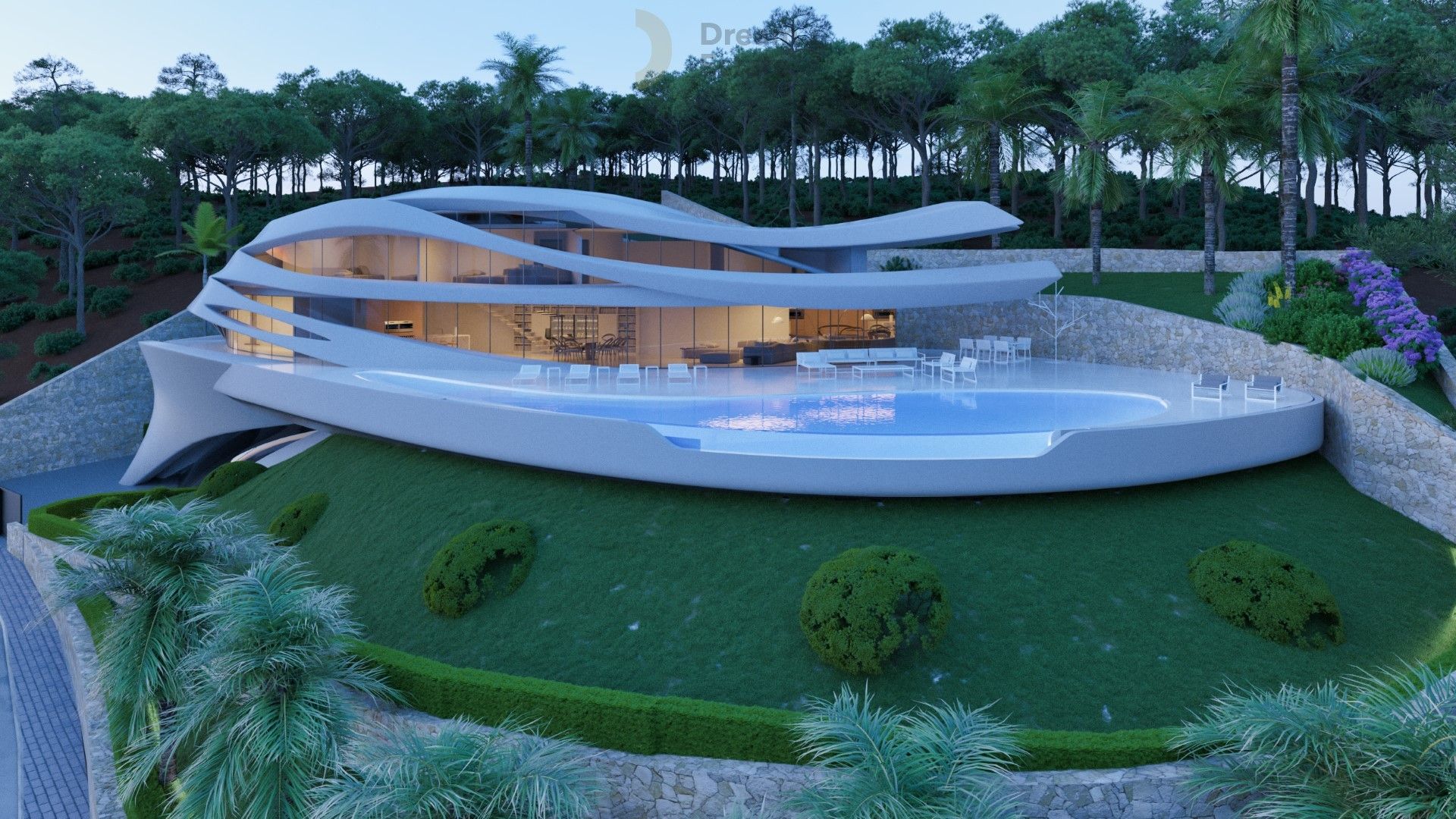 Villa Genesis - Uniek Modern Ontwerp met Luxe Materialen foto 2