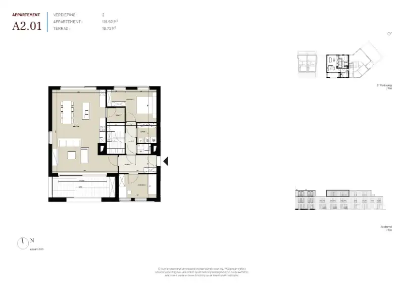 Oostakker (Gent), Pijphoekstraat - 'Amandine' - Fase 1: Lot A2.01 foto 2