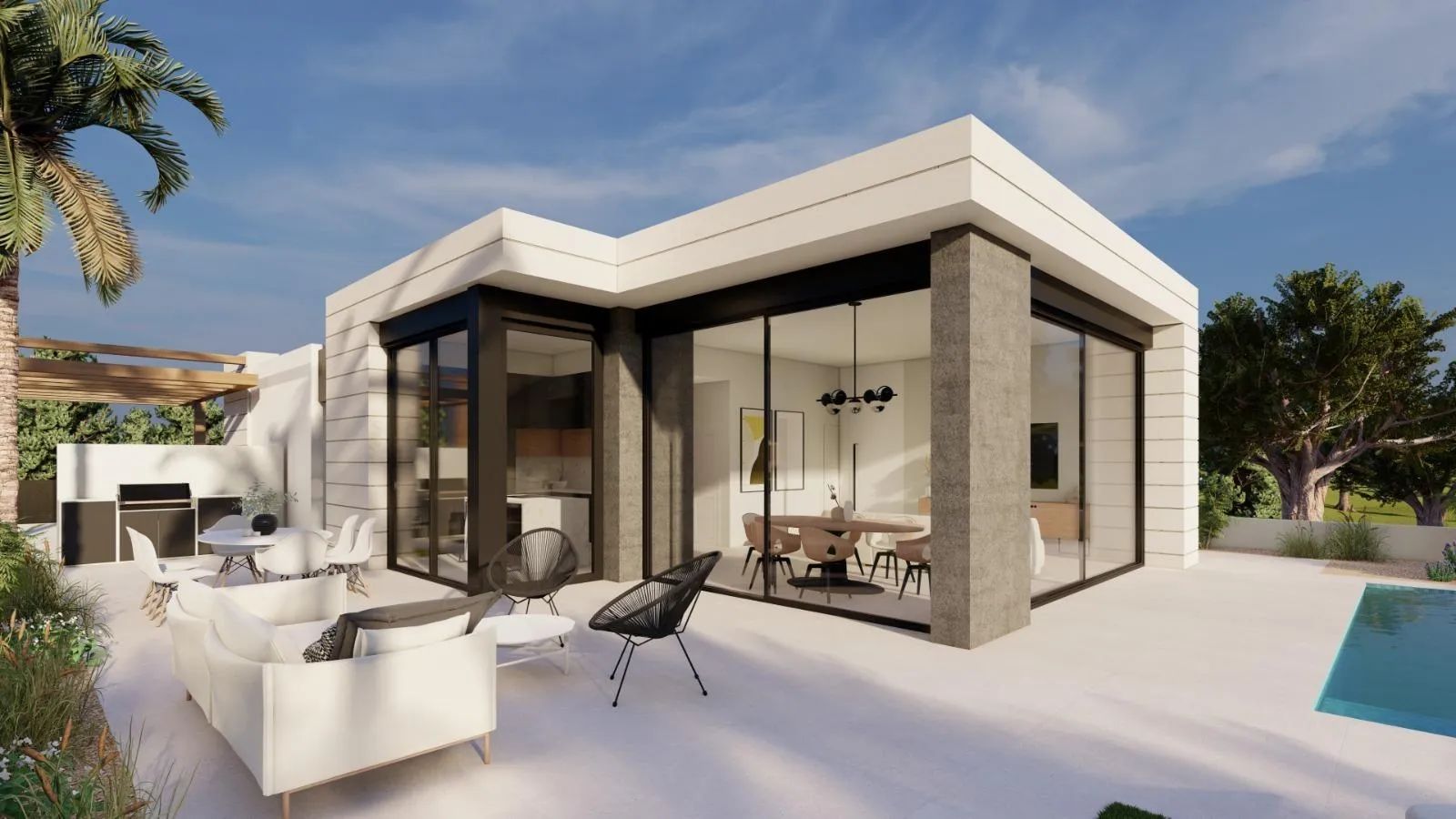 Exclusieve nieuwbouw villa's aan de golfbaan in Pilar de la Horadada foto 1