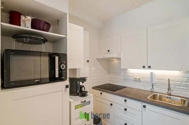 Studio met ruim zonnig terras van 16m², duinenzicht alsook zicht op de Rotonde en zee! foto 7