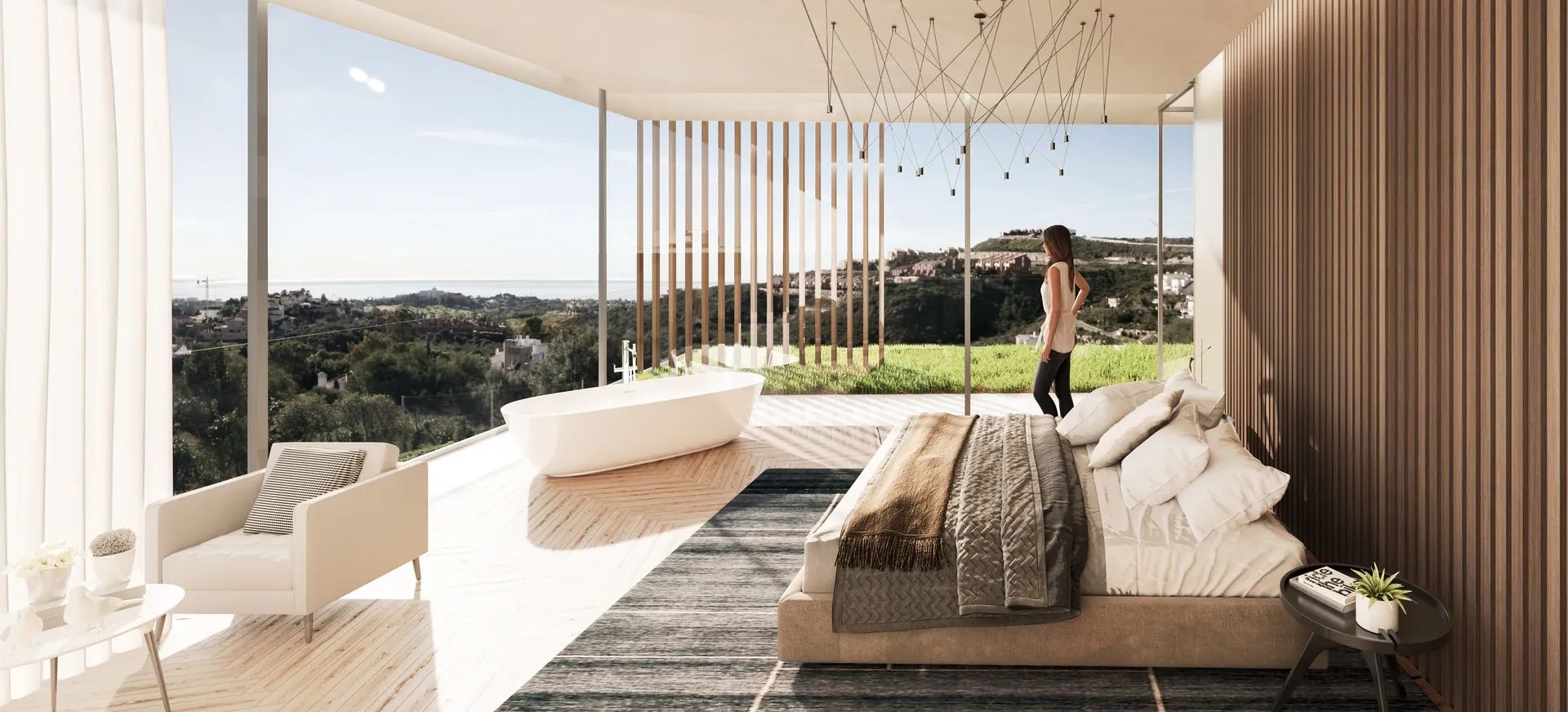 Architectonisch meesterwerk aan de golf – exclusieve villa in het hart van de Gouden Driehoek foto 2