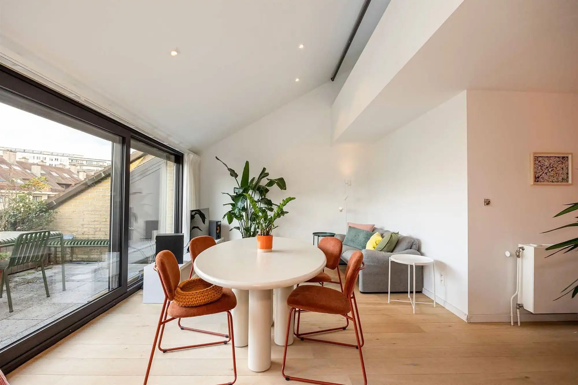Sfeervol duplexappartement met 1 à 2 slpks. en 2 terrassen  foto 5
