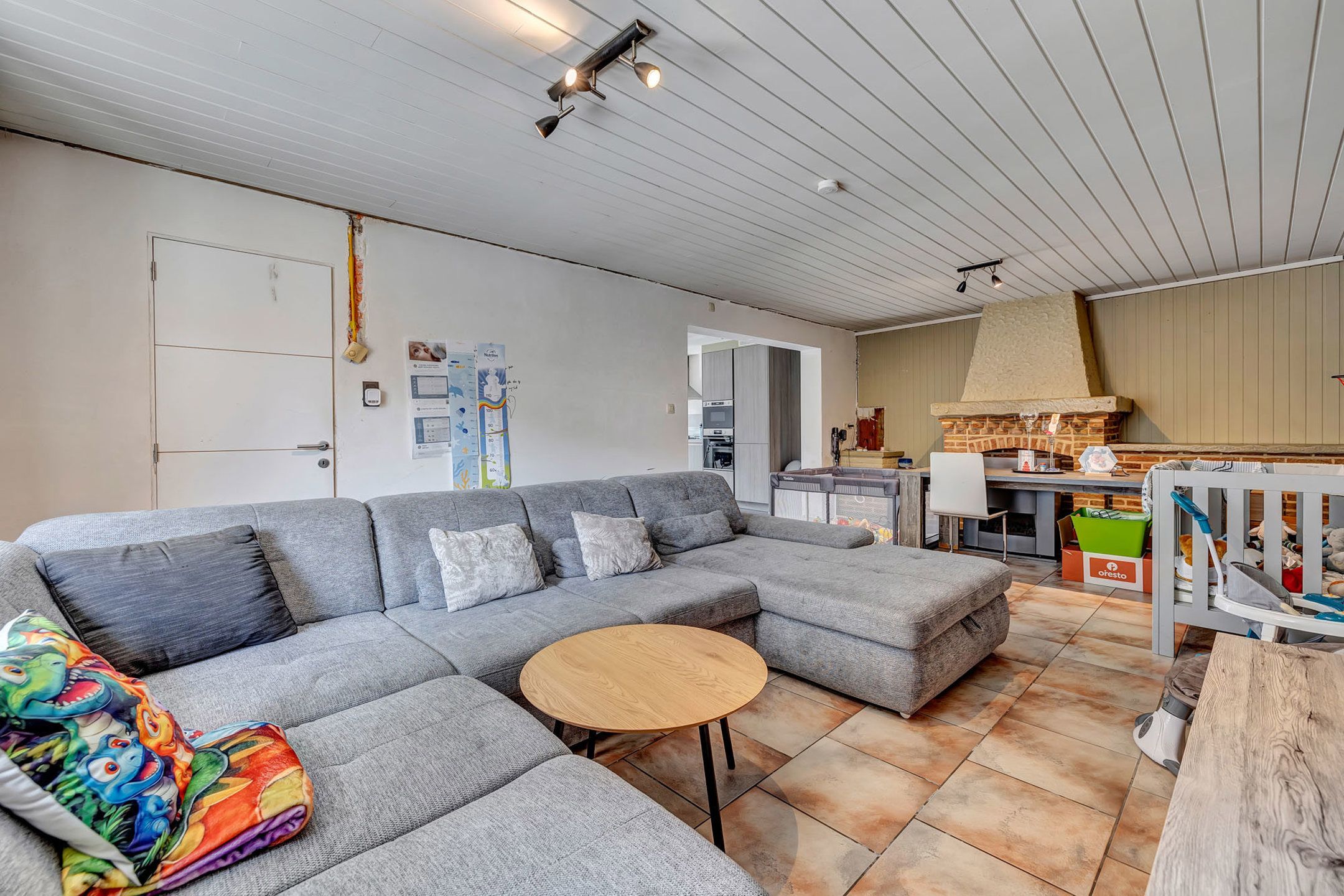 Half open bebouwing 3 k verder af te werken te Onkerzele foto 3