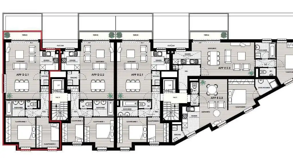 Instapklaar appartement met 2 slpks en autostaanplaats foto 20
