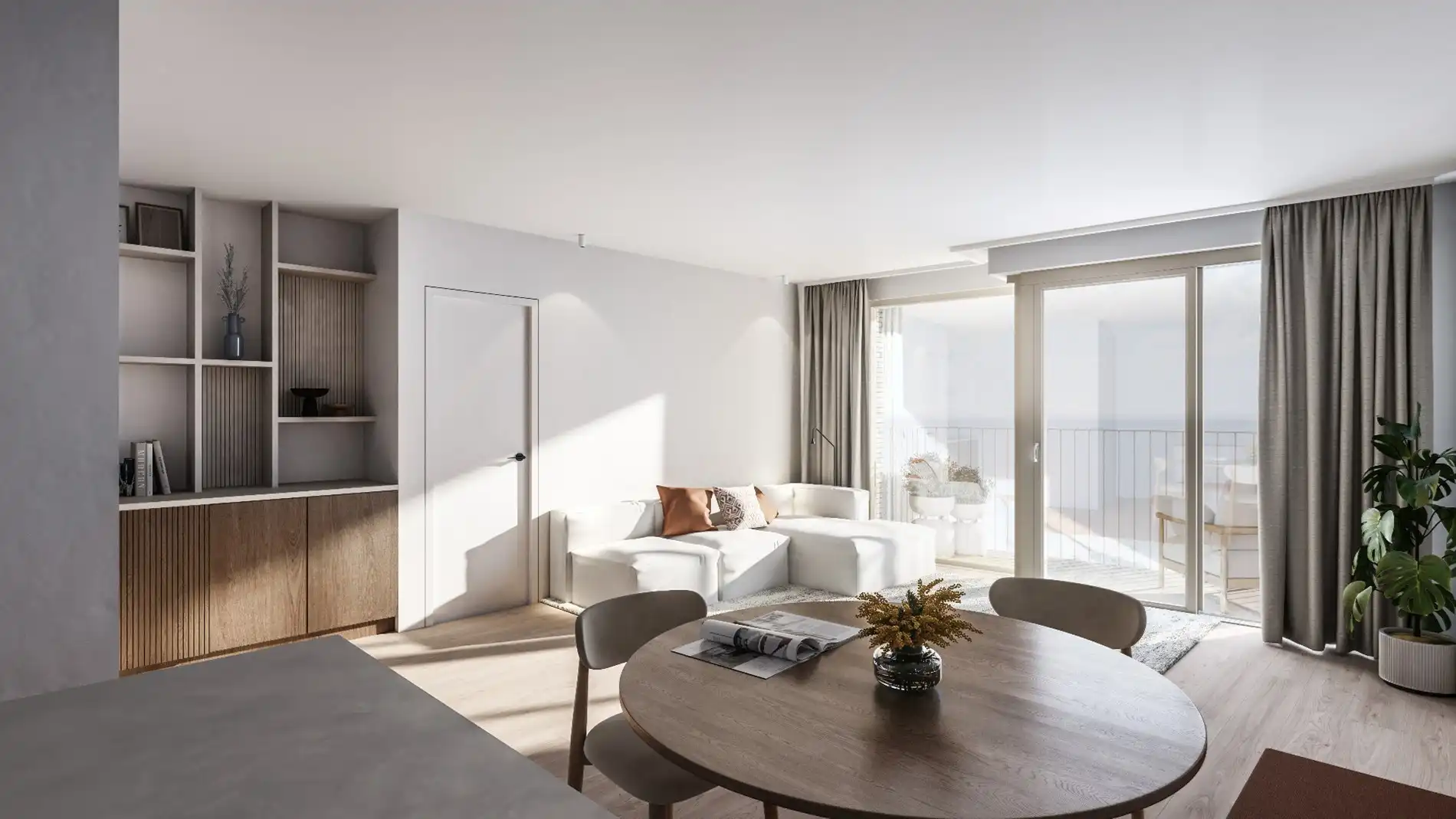 HOEKappartement in nieuwbouwresidentie “Antoine” – centraal gelegen in Heist foto 2