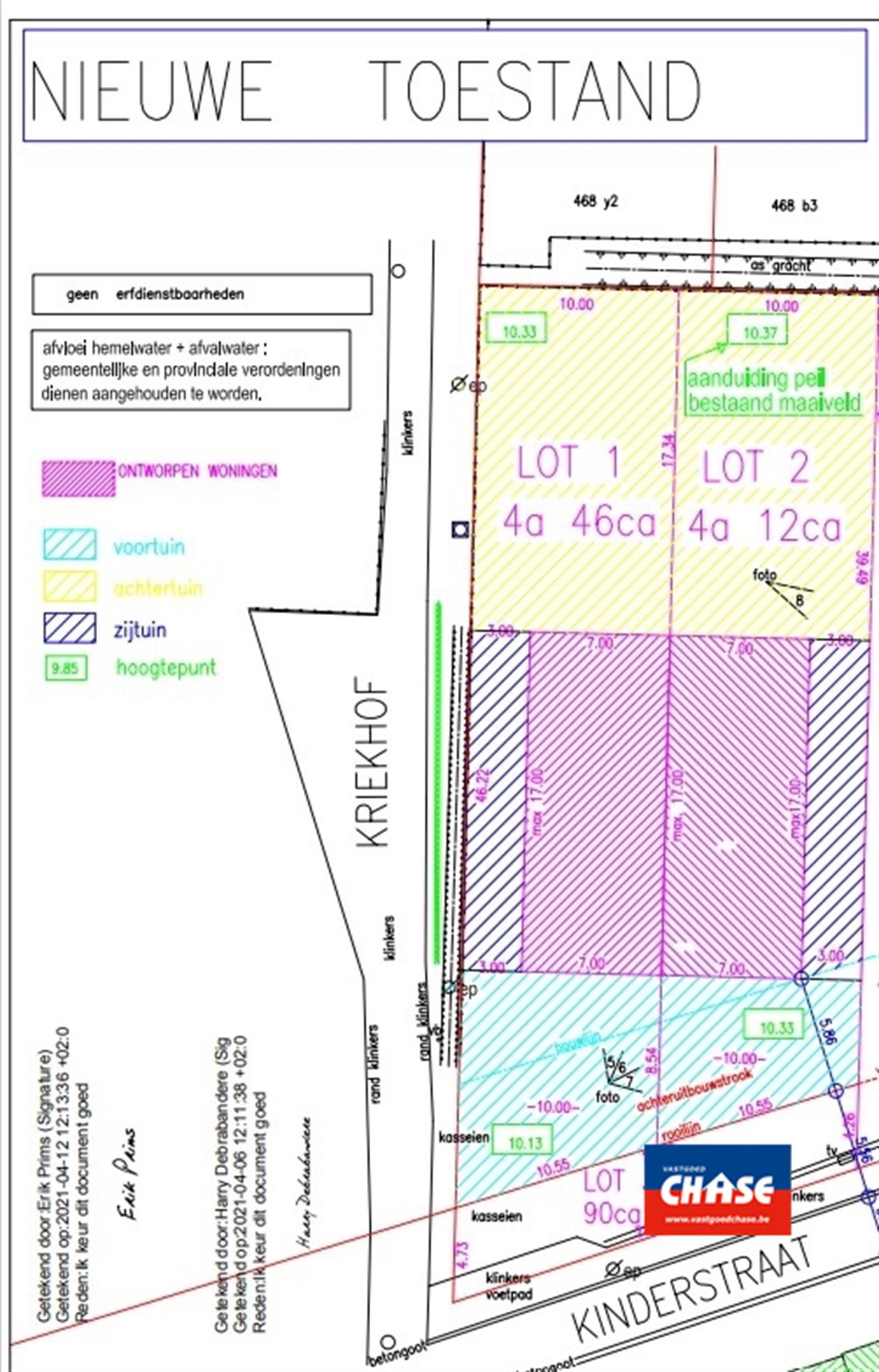 Bouwgrond van 446m² voor half open bebouwing foto 4