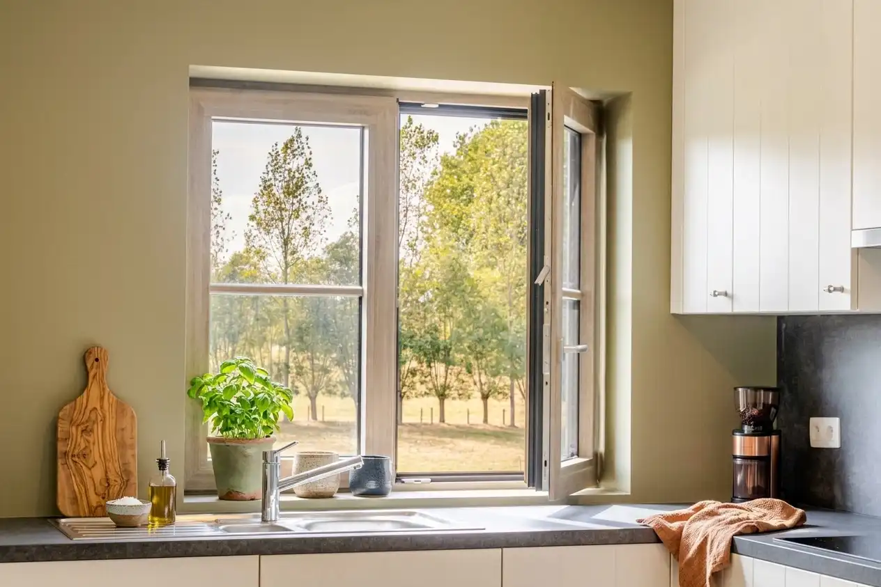 Ruim villa-appartement met 2 terrassen en groen zicht foto 3