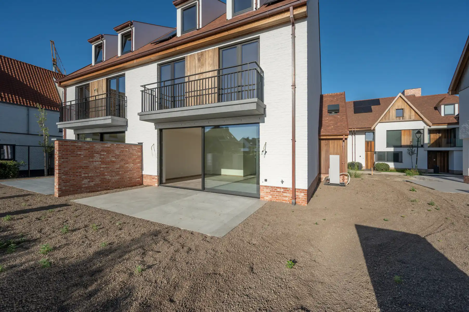 Nieuwbouw - ongemeubelde koppelvilla in rustige,  residentiële wijk te Knokke-Heist  foto 11