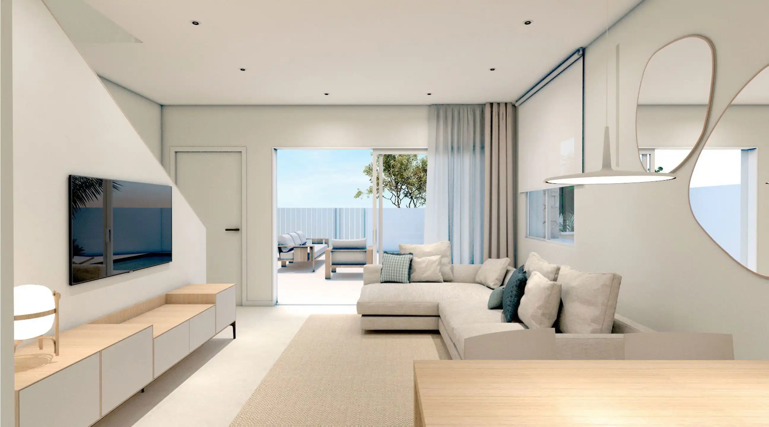 SPANJE - Appartementen Ibiza-stijl 1km van strand, zee. foto 15