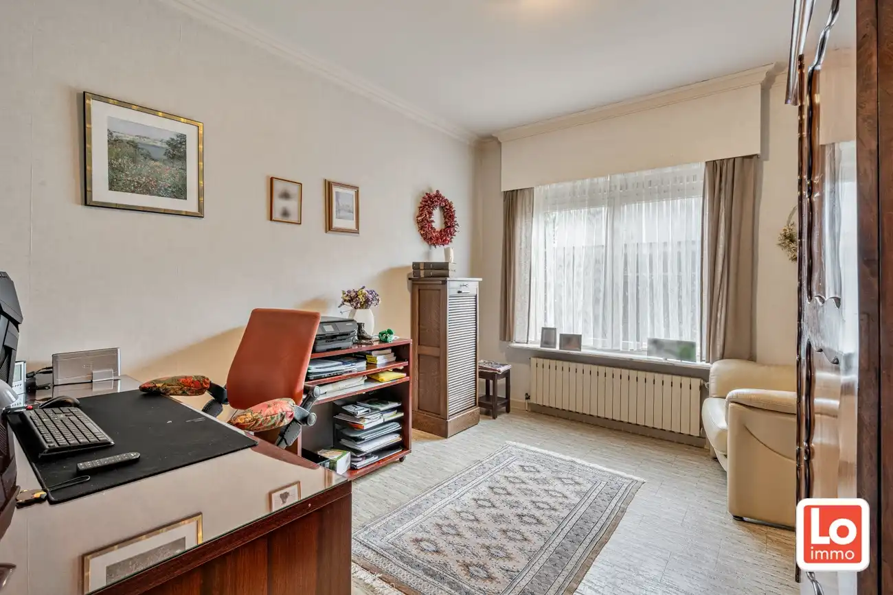 Degelijke open gelijkvloerse woning met inpandige garage en grote tuin op een groene toplocatie in Beervelde! foto 19