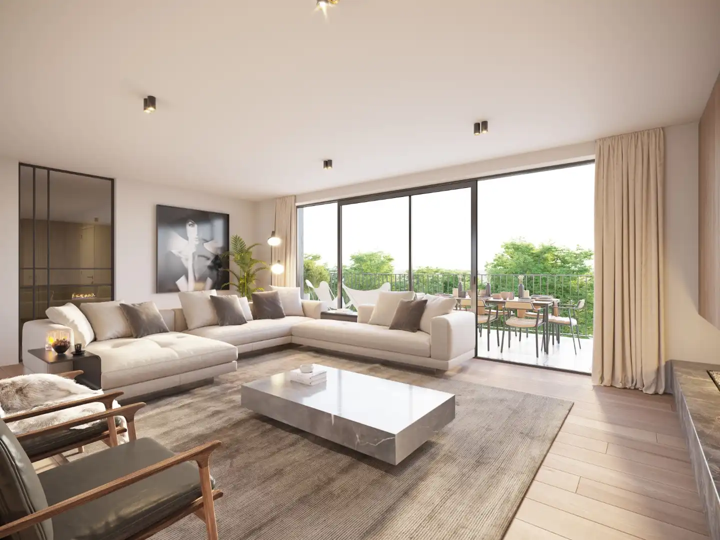 Gelijkvloers appartement 155 m², 3 slaapk en tuin 62 m² foto 11