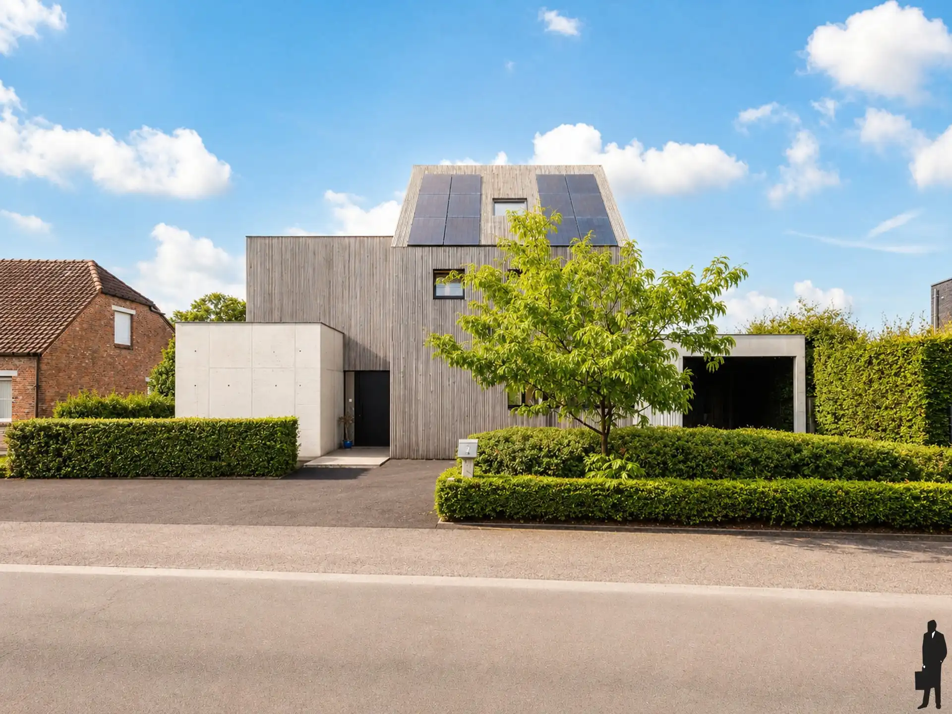 Unieke architectenvilla; af te werken - in groen - op 20 are foto 29