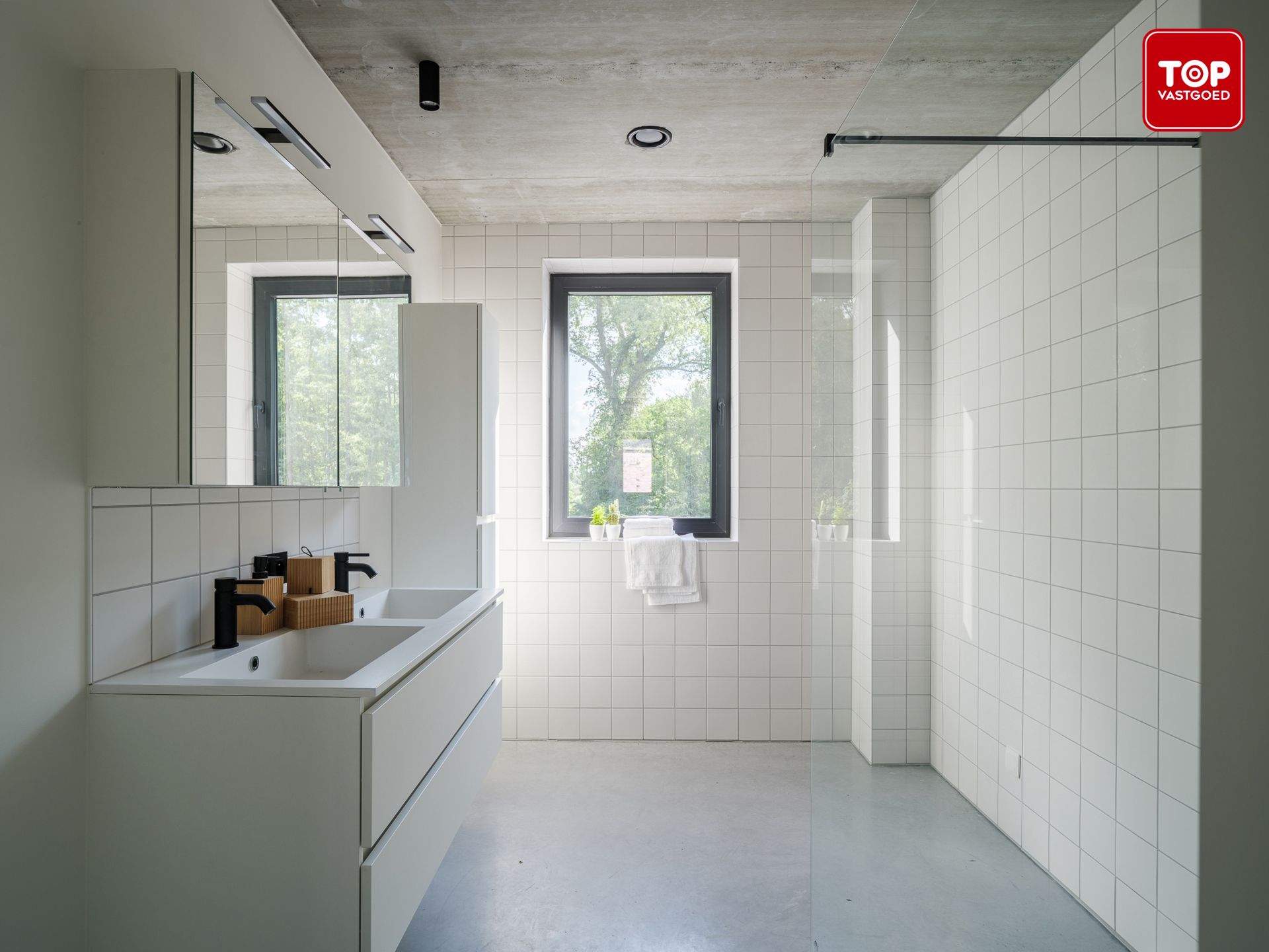 Energiezuinige (A+) designwoning met 3 slaapkamers, zonnige tuin en luxueuze betonafwerking in Vlierzele foto 18