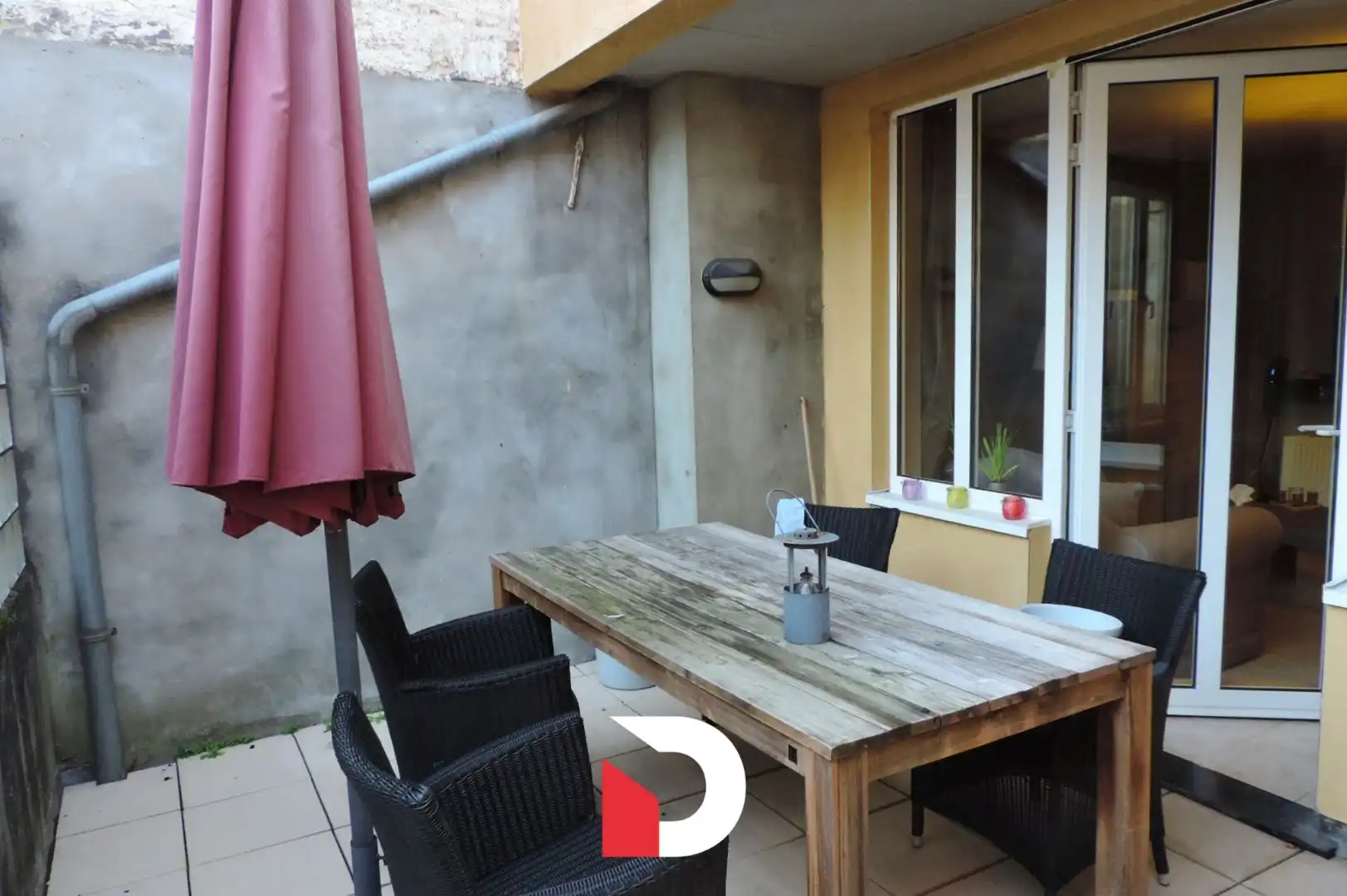 Gezellig appartement met 2 slaapkamers en terras in hartje Brugge foto 10