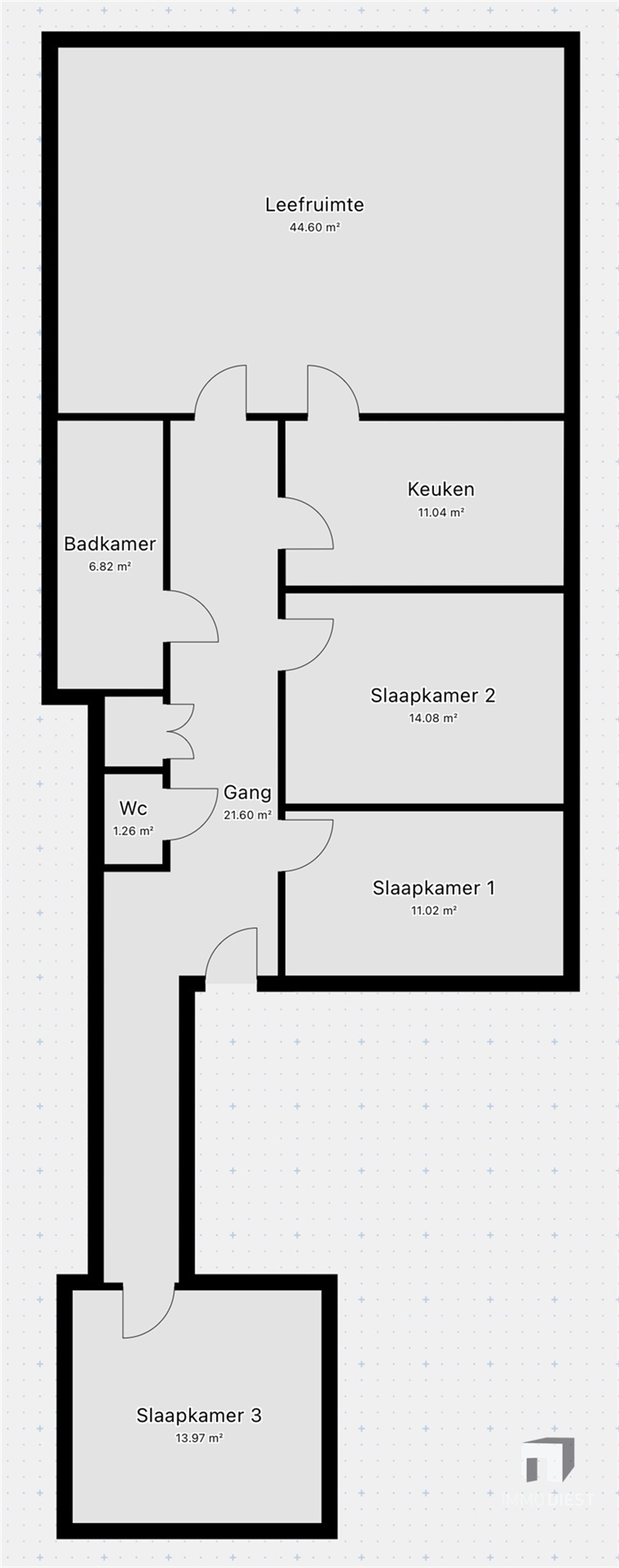 Knap appartement met 3 slpks op de markt van Diest (124m²)! foto 23