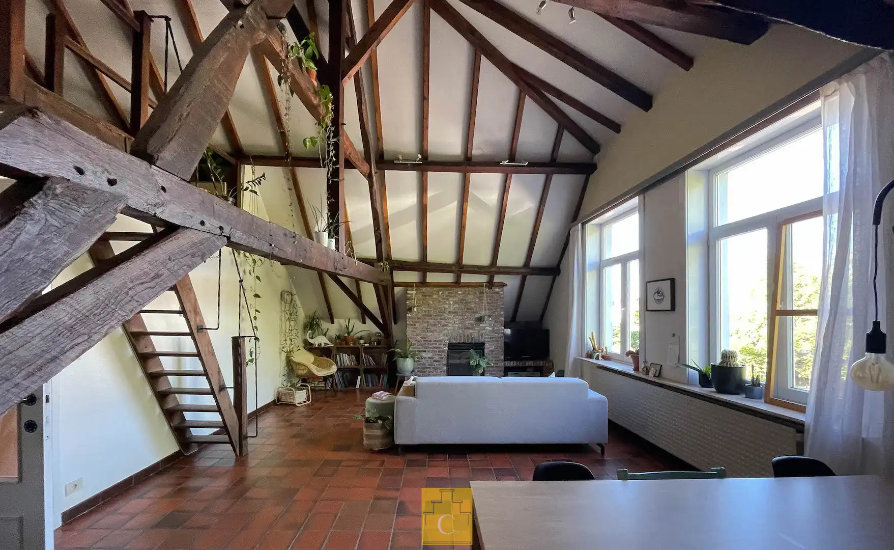 dakappartement 125 m2 in herenhuis aan de Potterierei foto 7