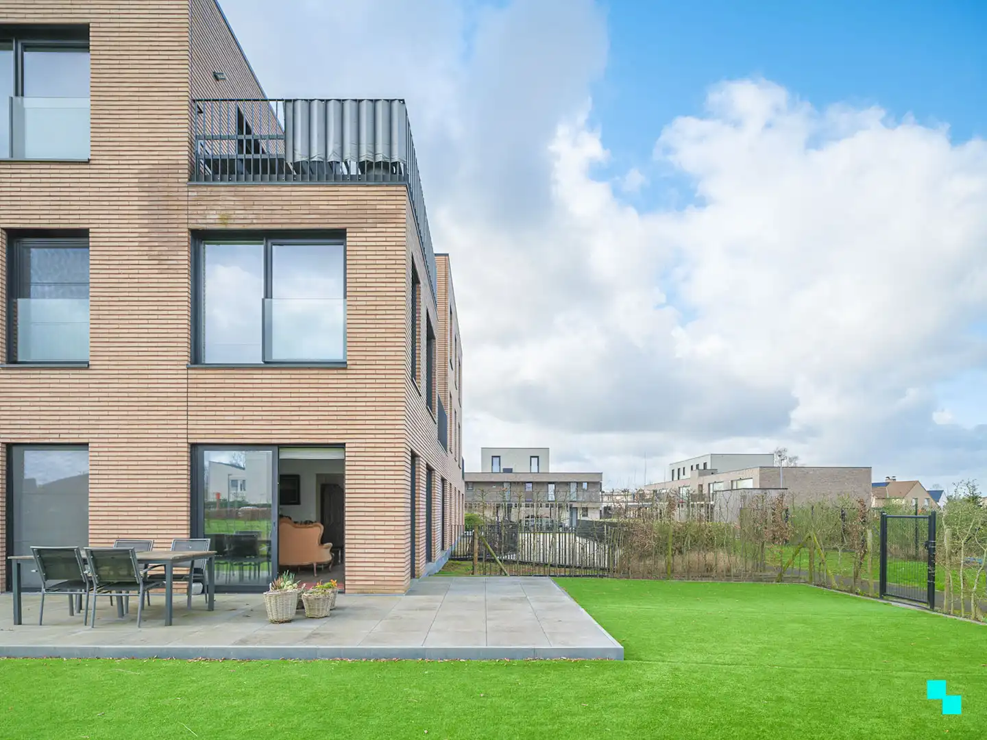 Gelijkvloers twee slaapkamerappartement nabij het centrum van Merelbeke foto 18