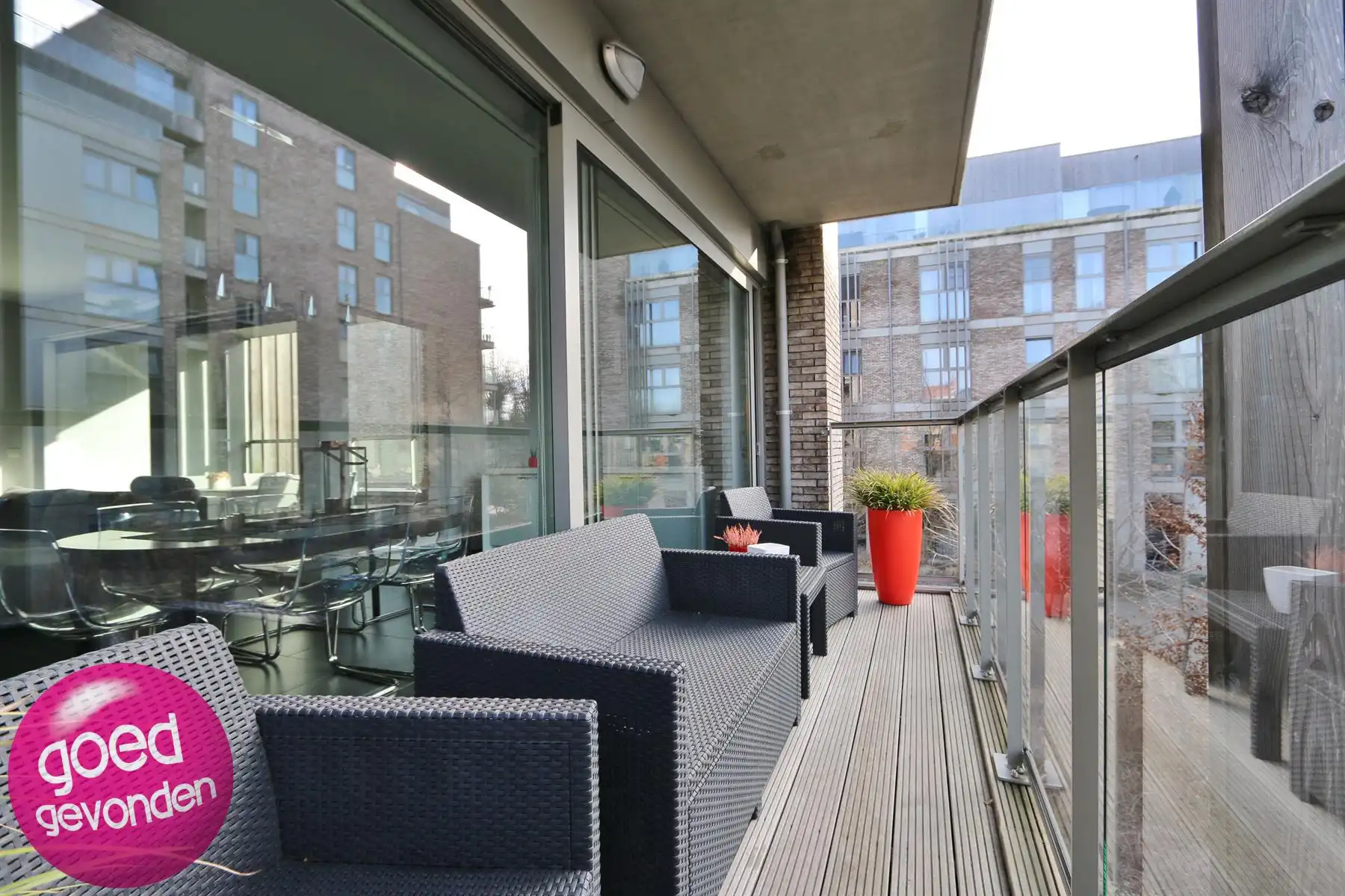 App 2 slk - 2 terrassen - parking - kelder - lift foto 14