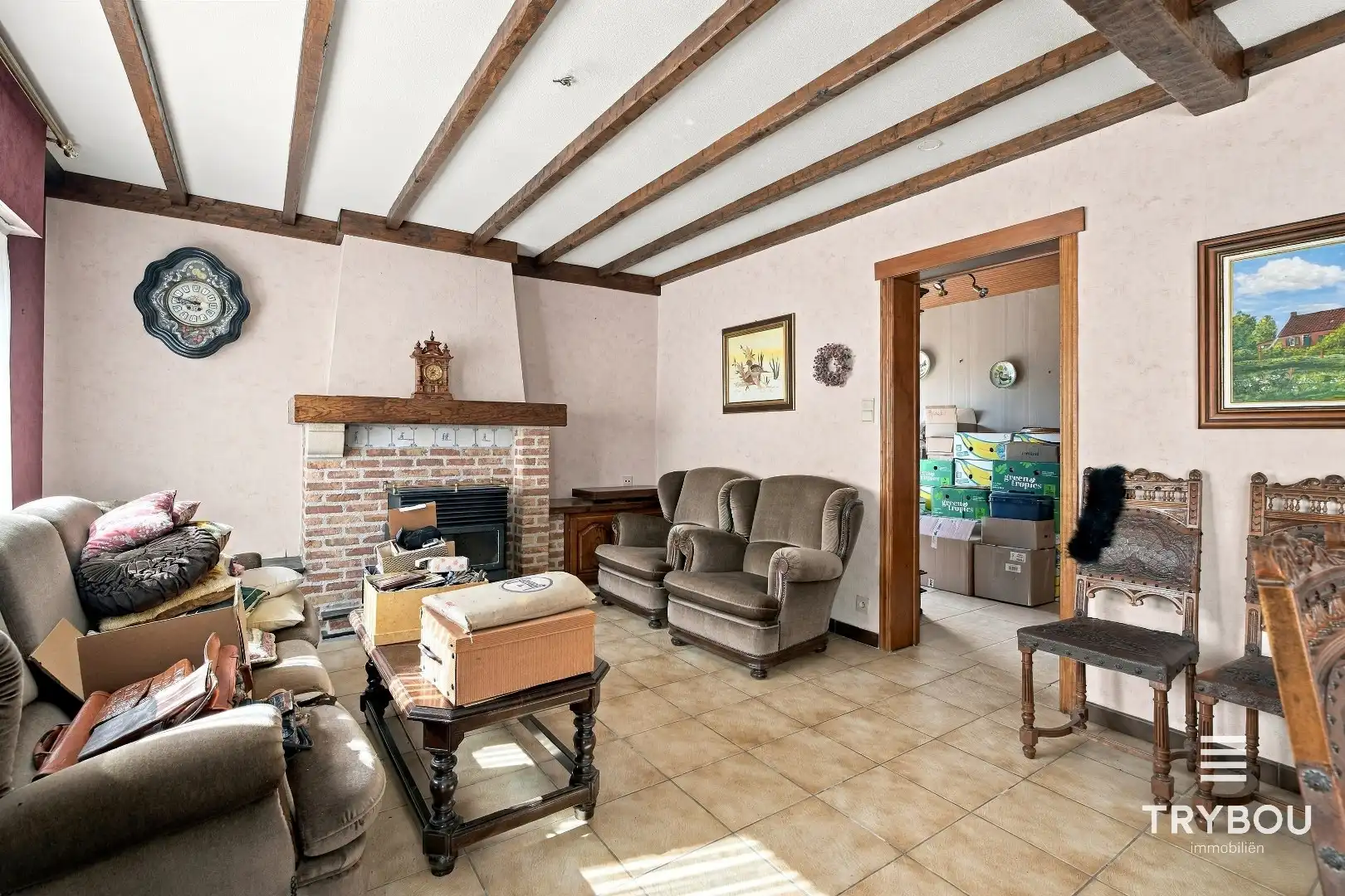 Landelijk gelegen woning met opslagplaats op 3687m² in Merkem! foto 9