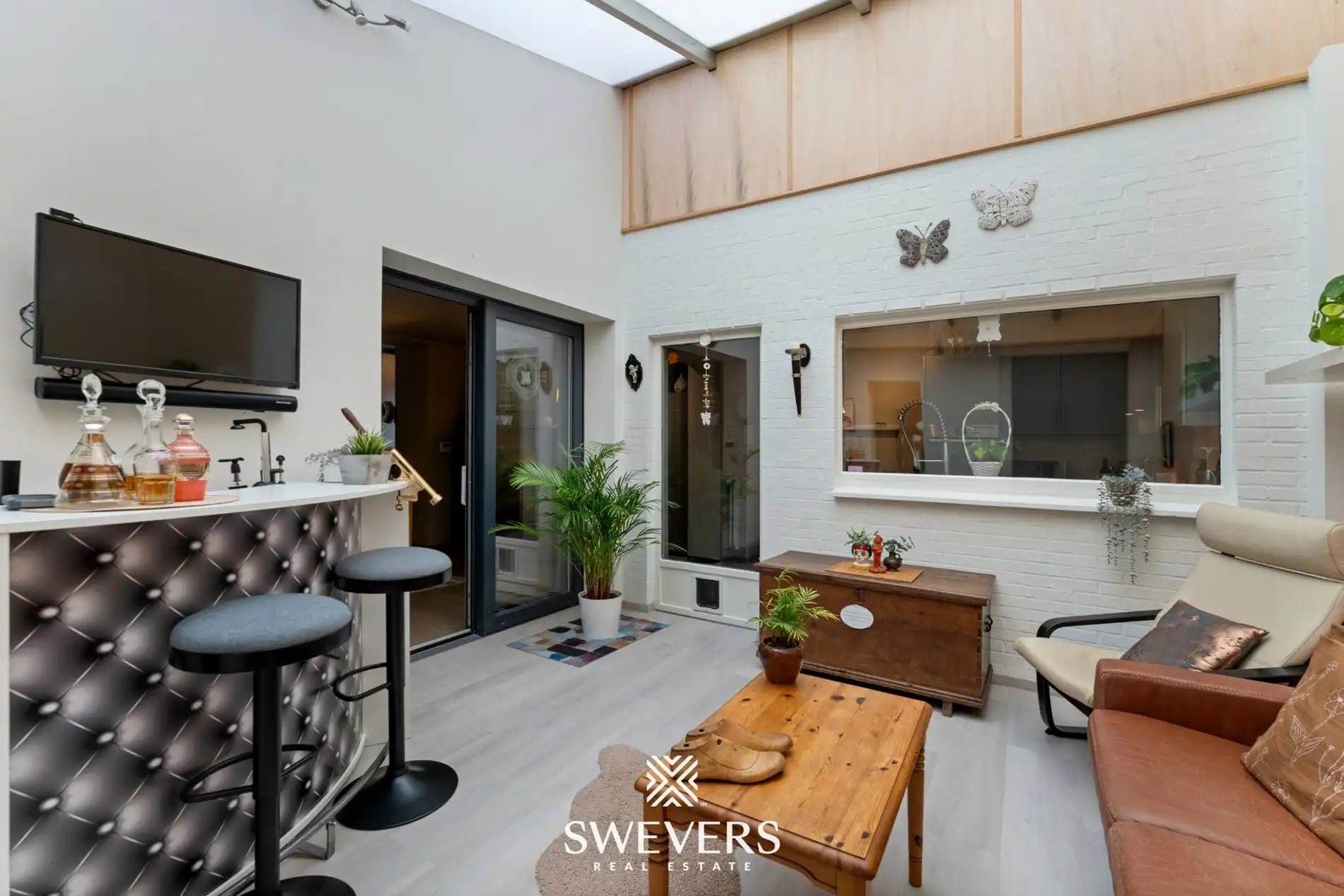 Instapklare, charmante rijwoning met terras in het groene Jesseren   foto 13