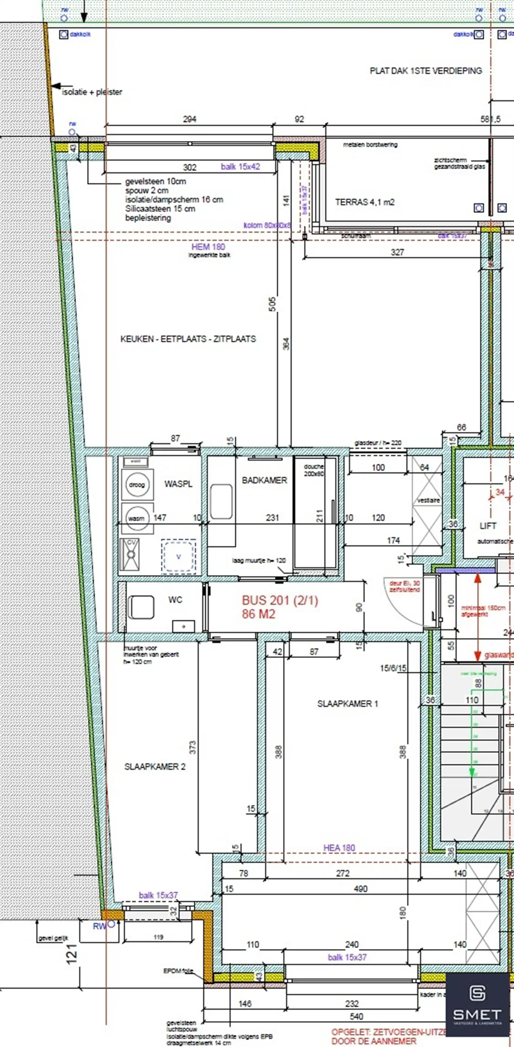 NIEUW APPT MET 2 SLPKS EN AUTOSTAANPL. foto 22