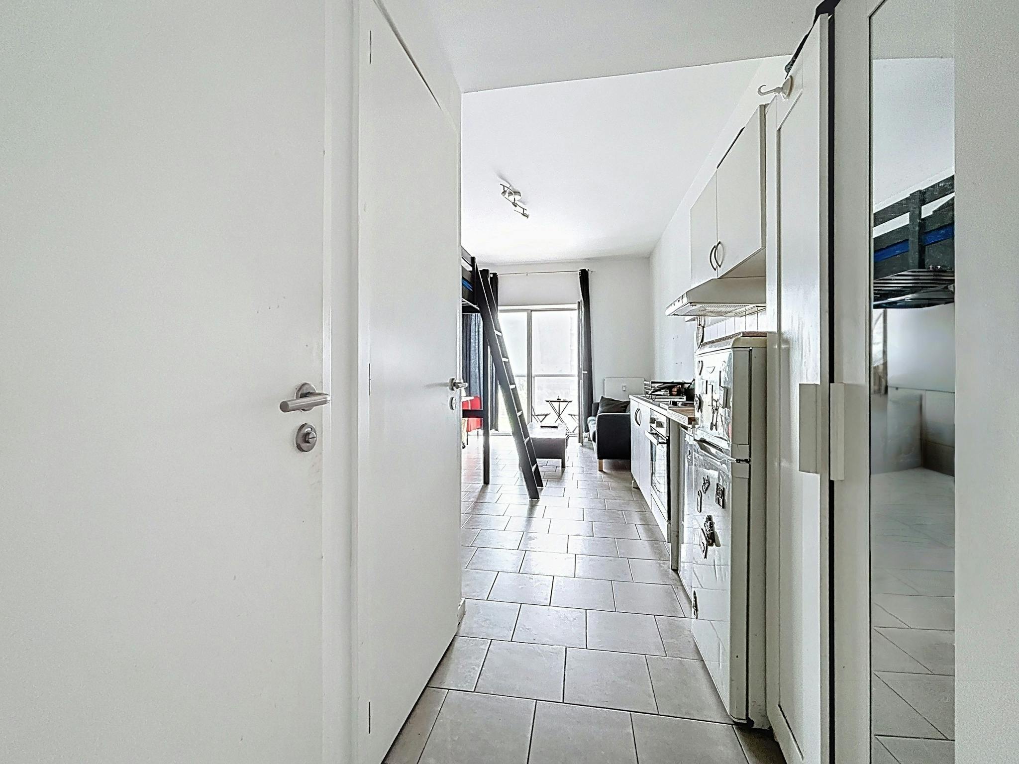 Instapklare studio met terras te koop in de Parktoren Antwerpen foto 5