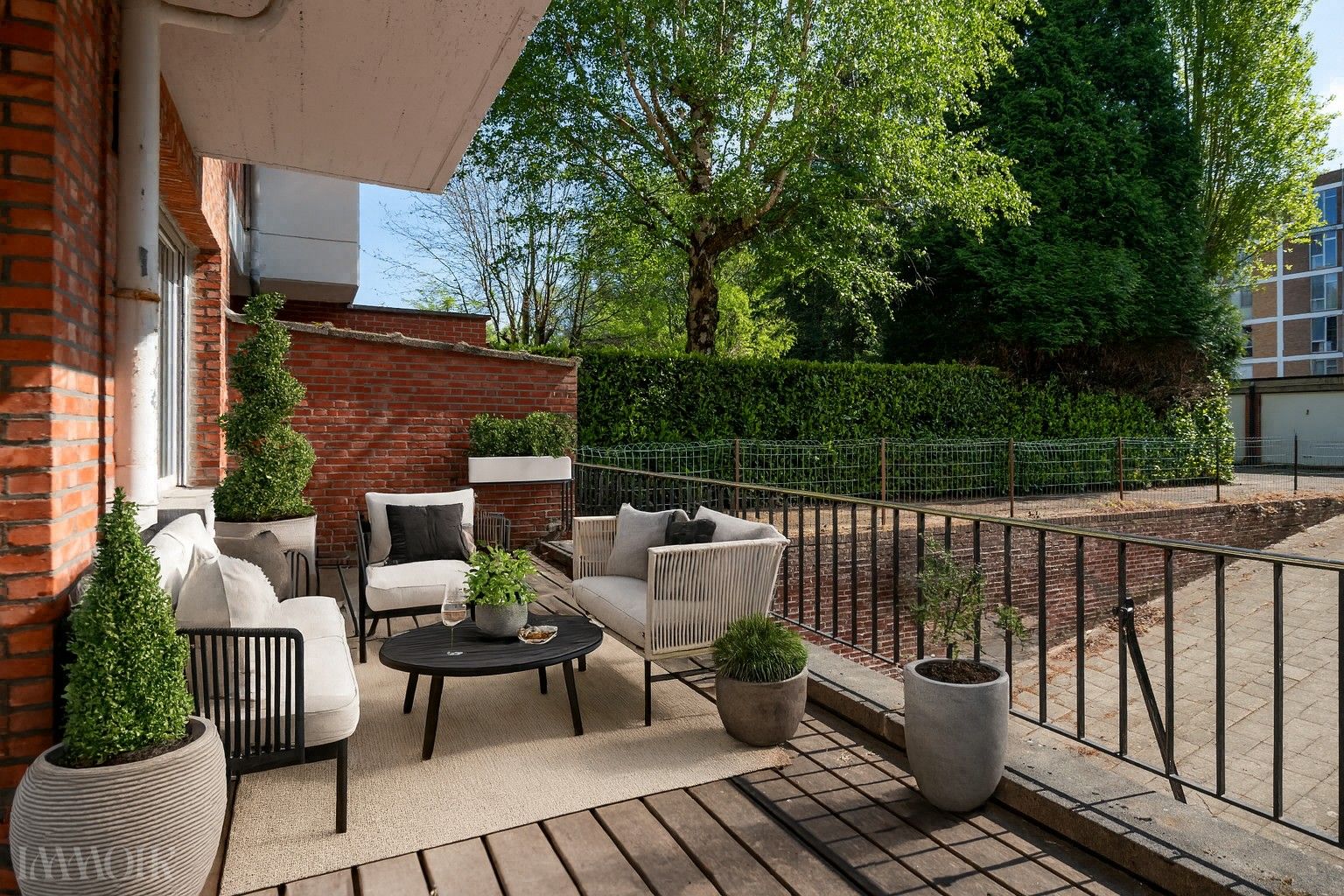 Gelijkvloers appartement met zeer ruim terras in de Pulhofwijk in Antwerpen. foto 9