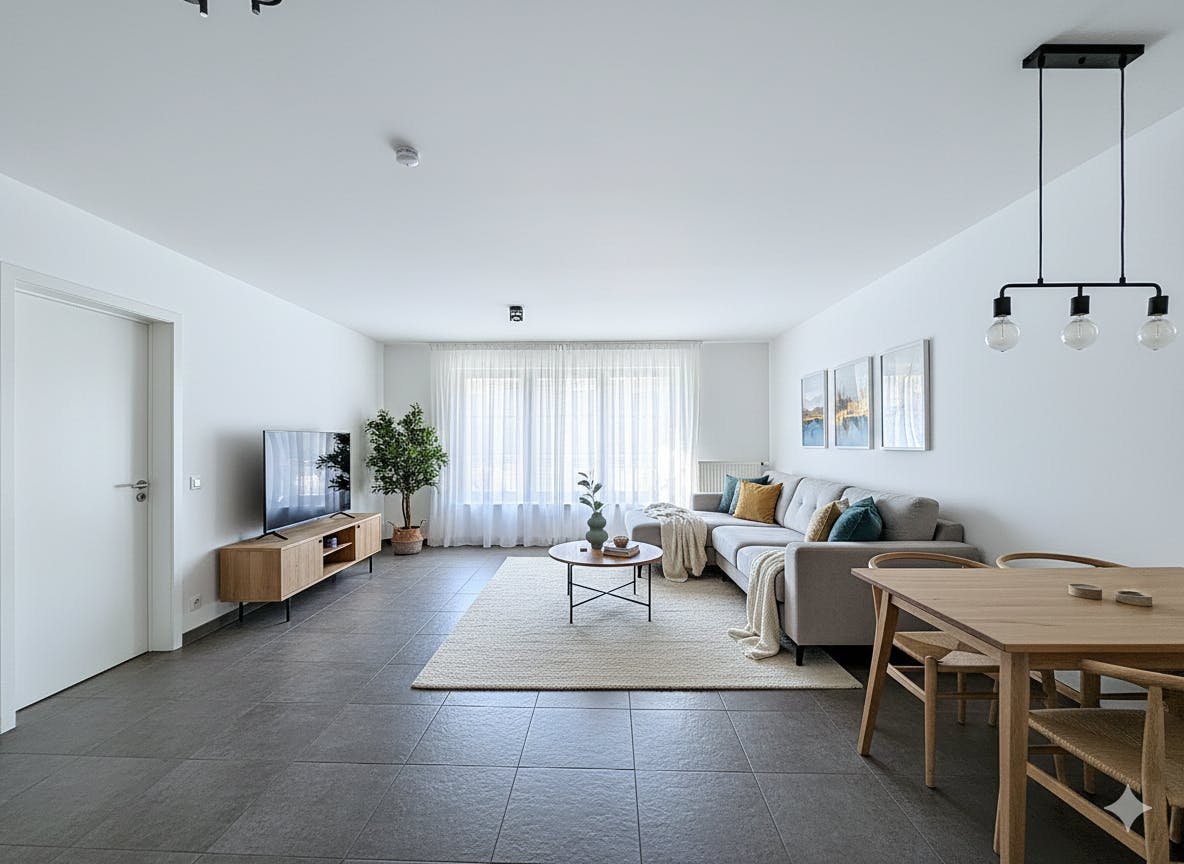 Eeklo Centrum: Instapklaar 1-slaapkamerappartement met garagebox foto 2