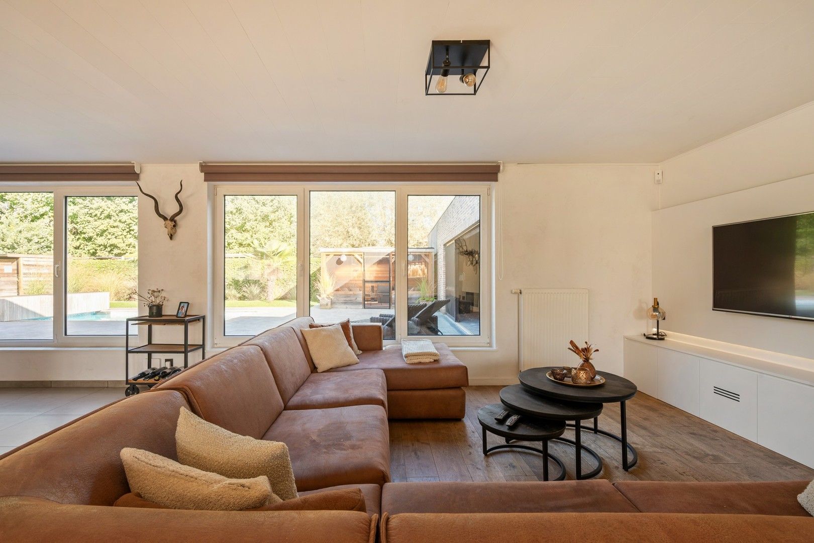 Instapklare en energiezuinige villa met zwembad en loods aan de voet van de Vlaamse Ardennen foto 4