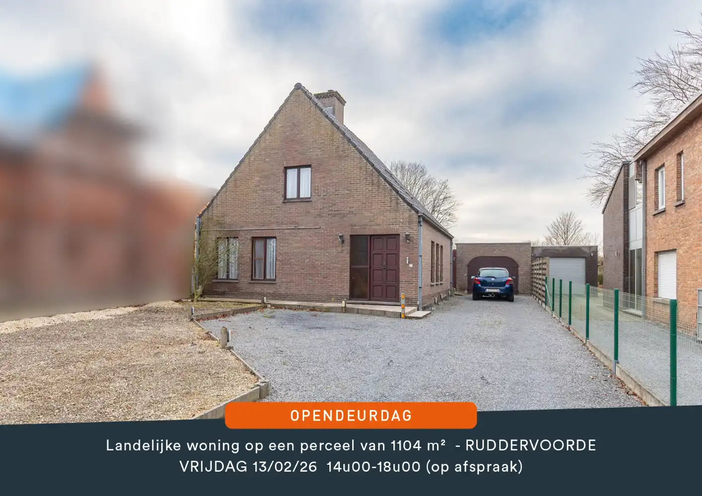 Charmante landelijke woning op een perceel van 1104 m² in een rustige en groene omgeving. foto {{pictureIndex}}