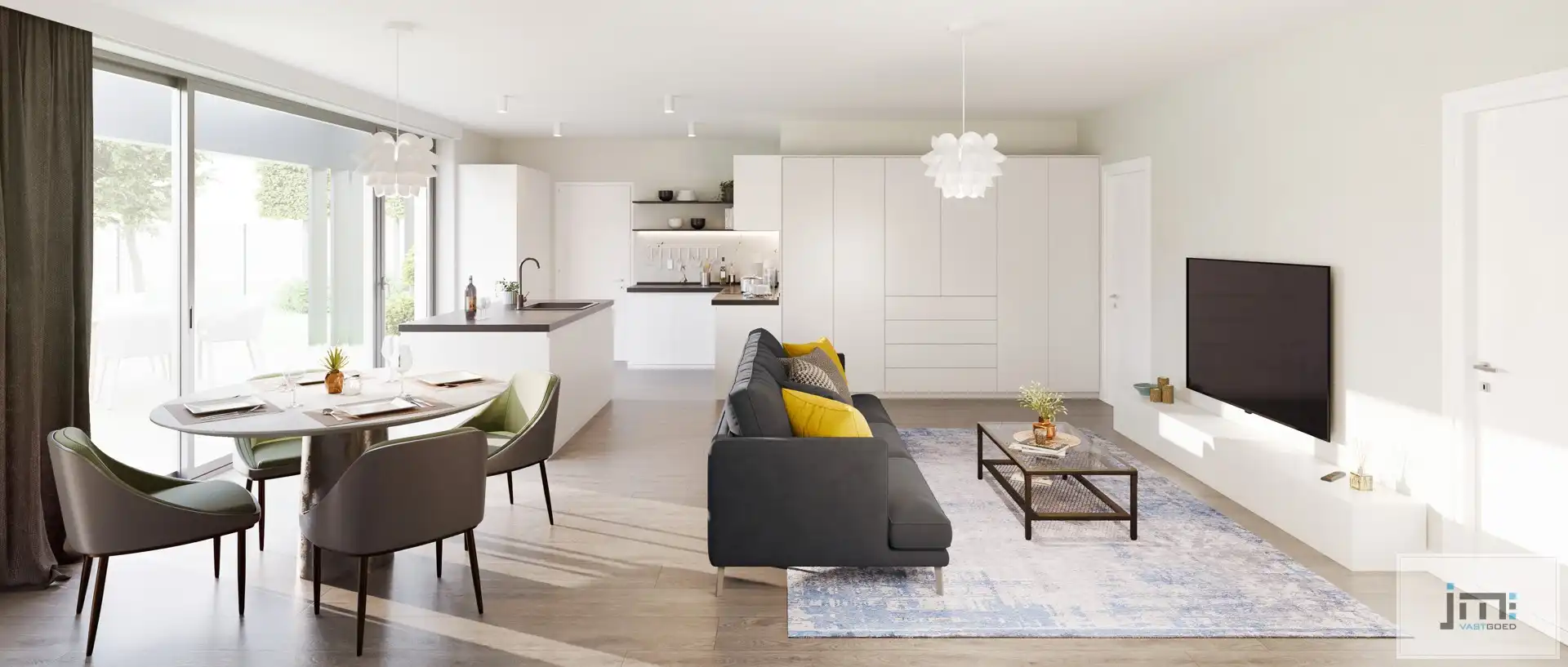 Nieuwbouwappartement met 2 slaapkamers, ondergrondse autostaanplaats en kelderberging foto 5