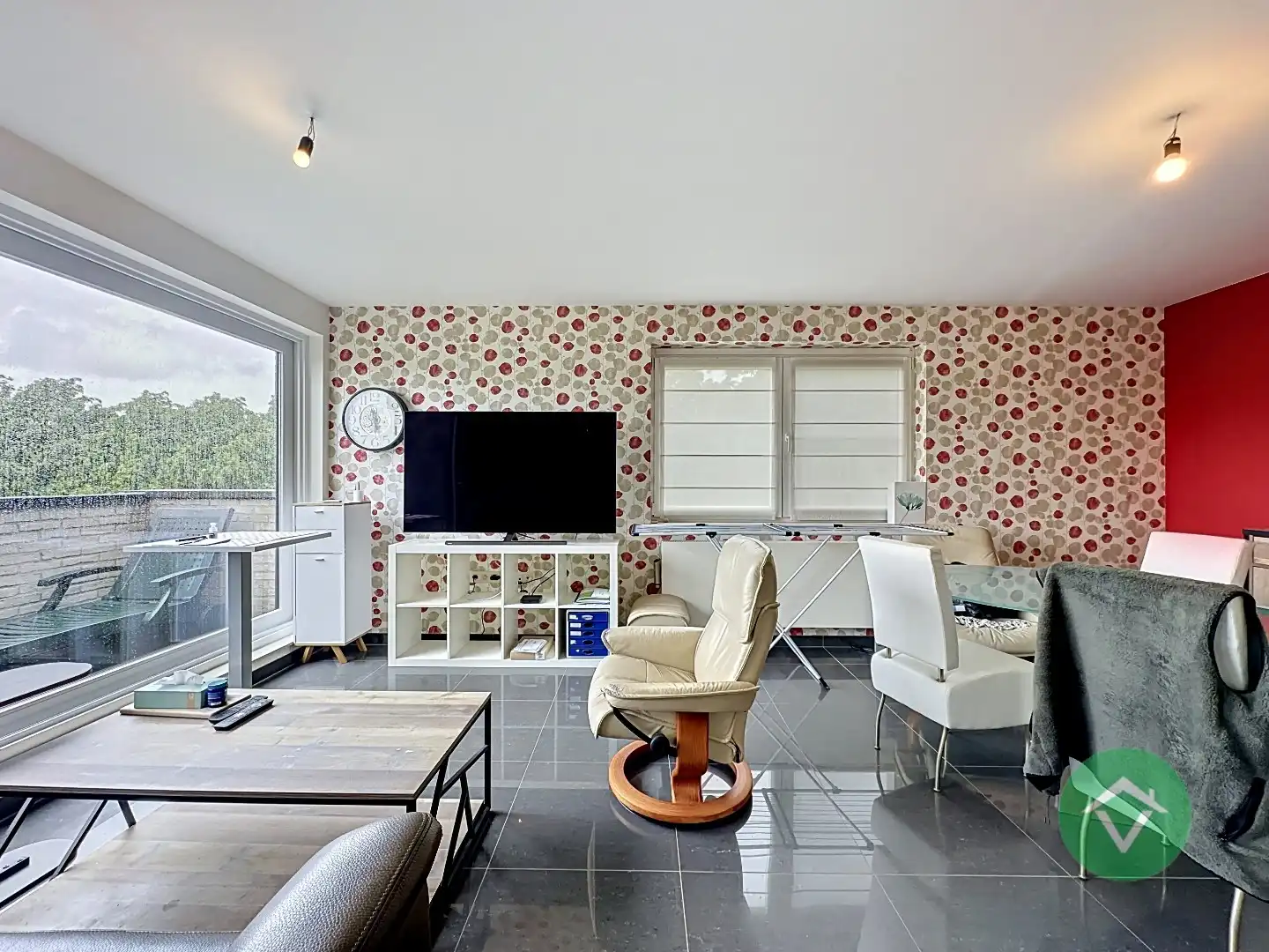 Lichtrijk appartement met garage en prachtig zicht op het park ’t Oosthof te Koekelare foto 4
