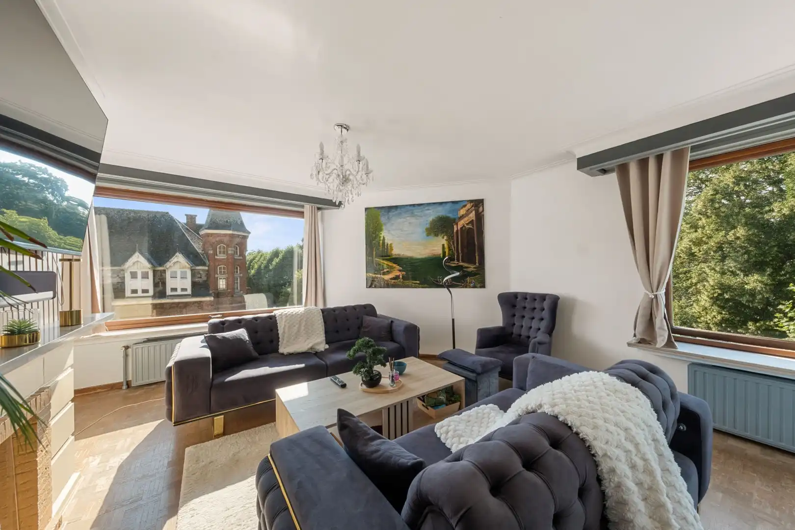 Ruim en lichtrijk 2-slaapkamerappartement met mooi uitzicht in Gent foto 5