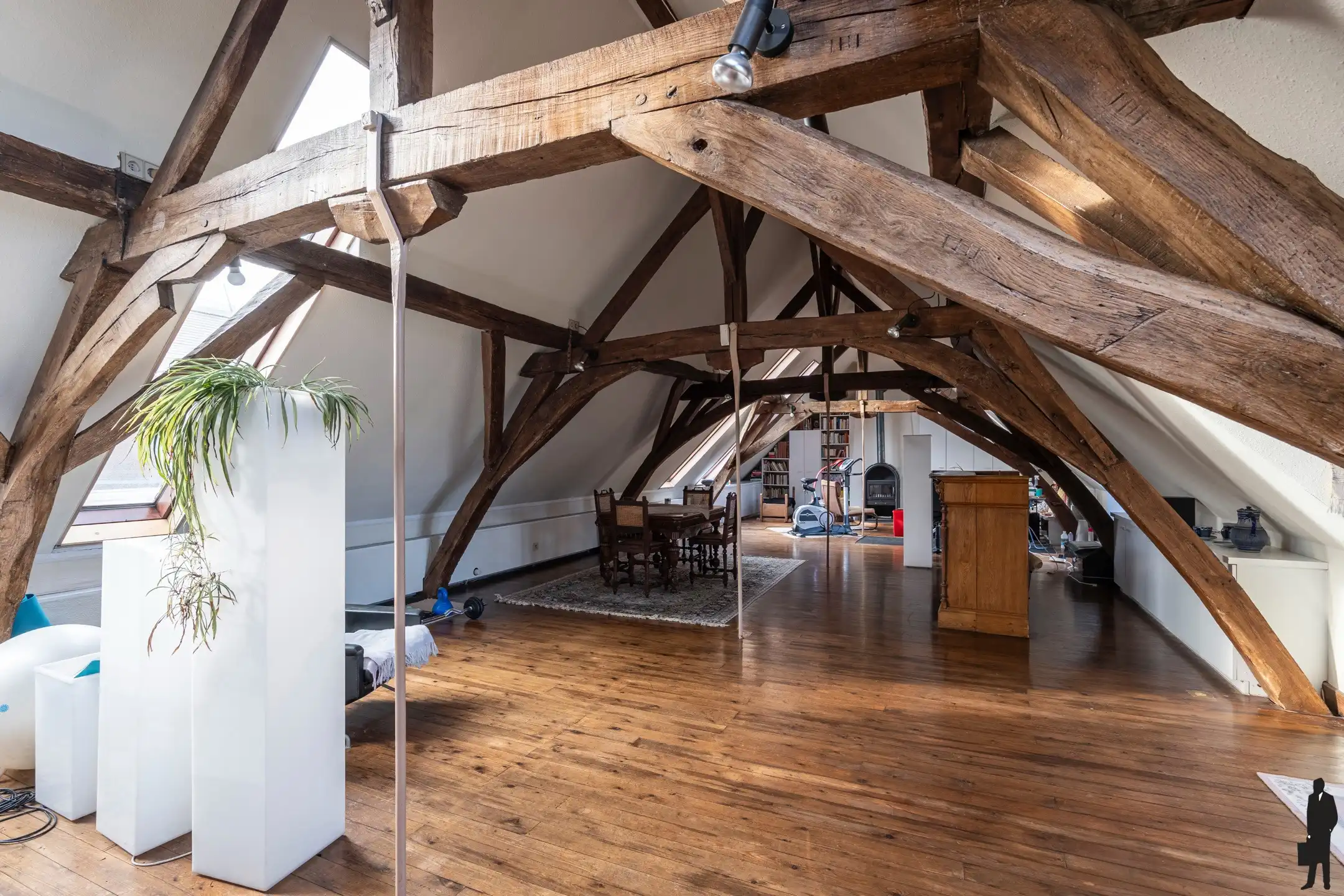 Statig herenhuis met 6 slks, 2 bdks, dubbele garage  foto 21