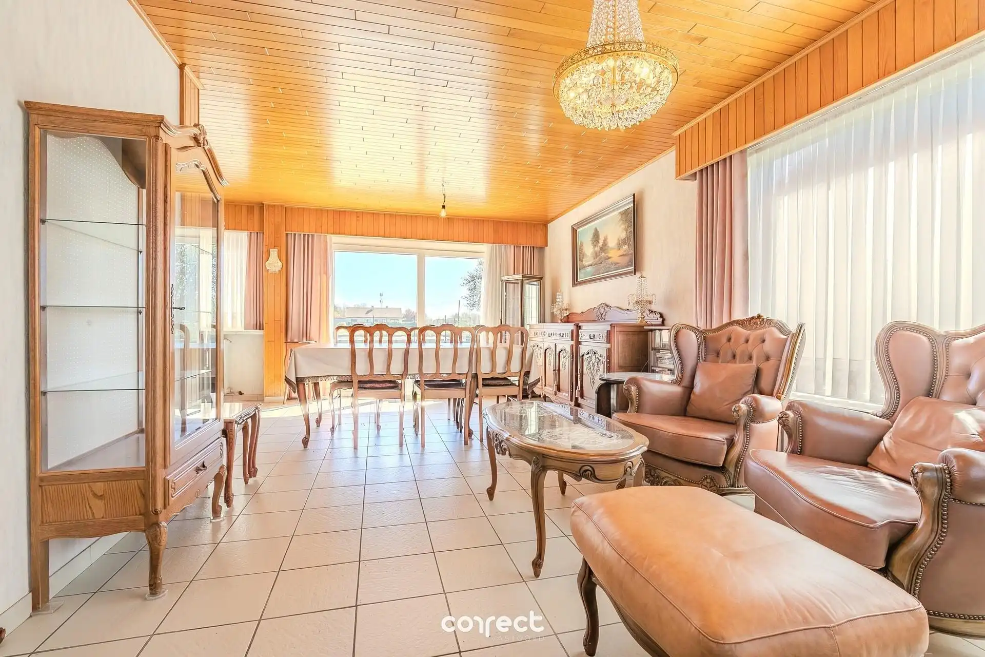 Open bebouwing op een ruim perceel met prachtig weids uitzicht, oprit en ruime losstaande garage (60 m²). foto 3