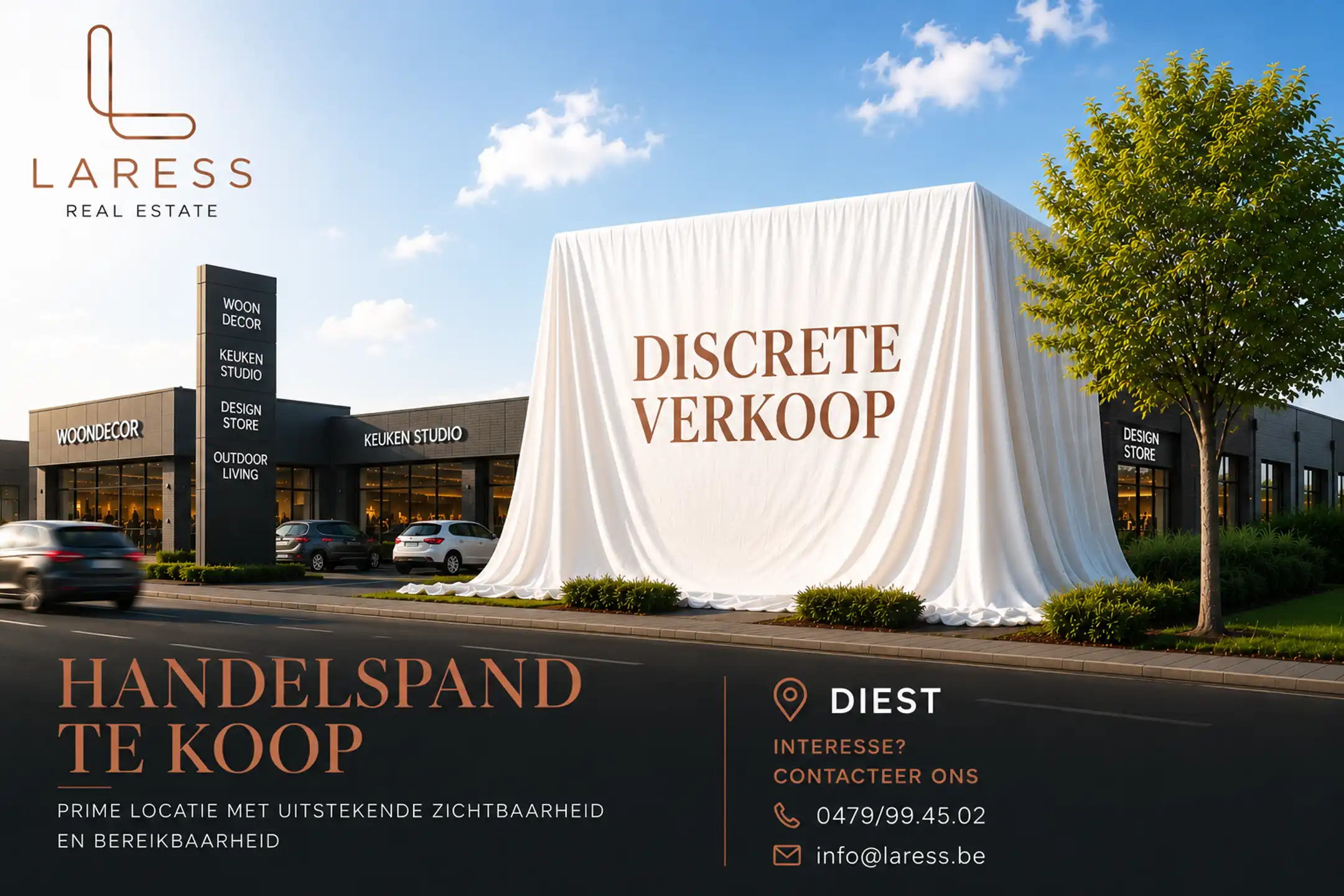Commerciële ruimte te koop 3290 Diest
