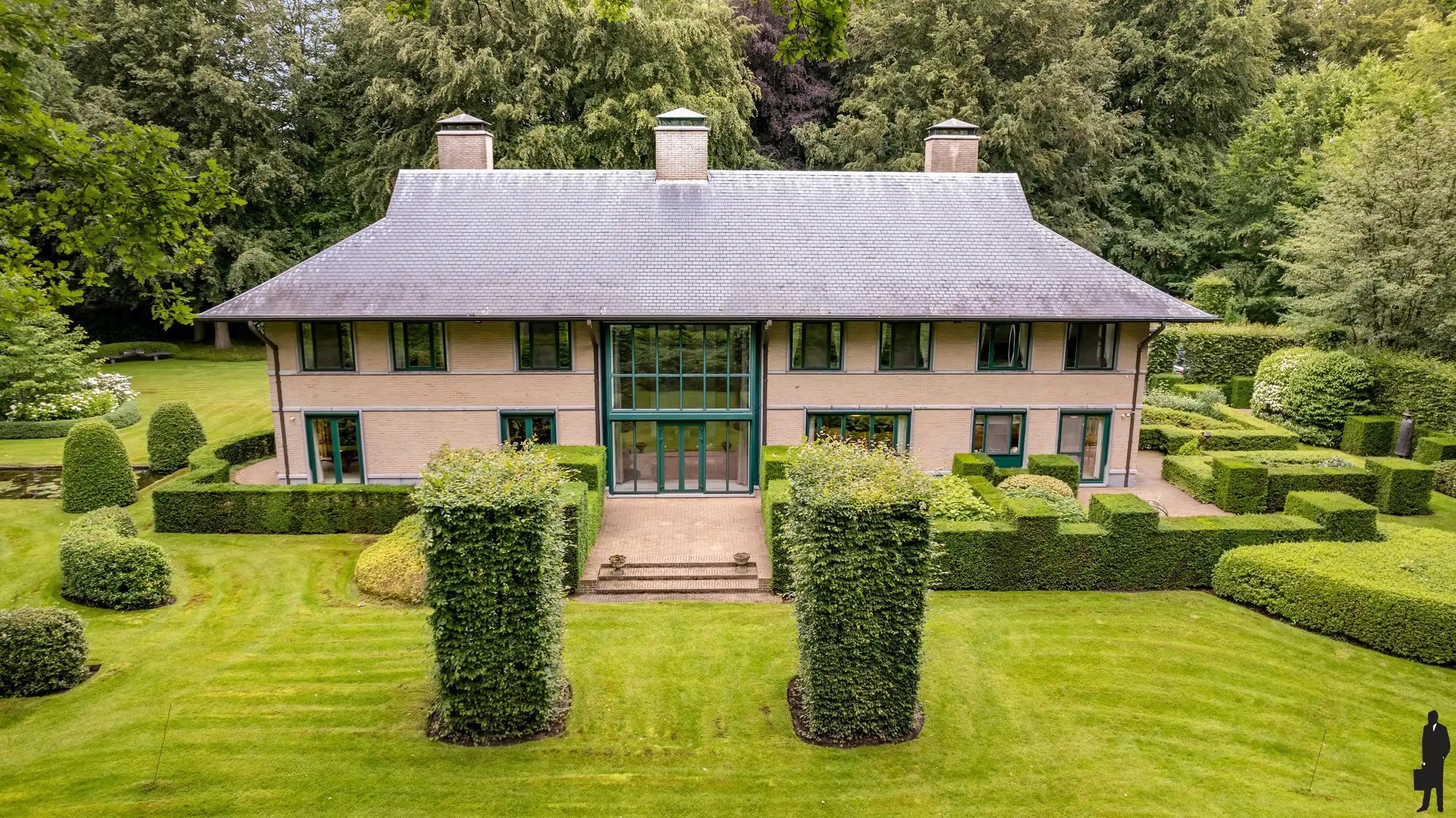 Exclusieve villa met parktuin in Vriesdonk, op ca. 6.411 m² foto 2