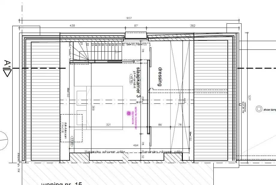 Volledig vernieuwde woning met gloednieuwe aanbouw met 3 slaapkamers, diepe oprit en tuin foto 23