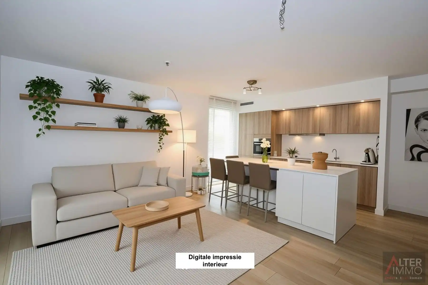 Gelijkvloers appartement, uitzonderlijk gunstige ligging! foto 2