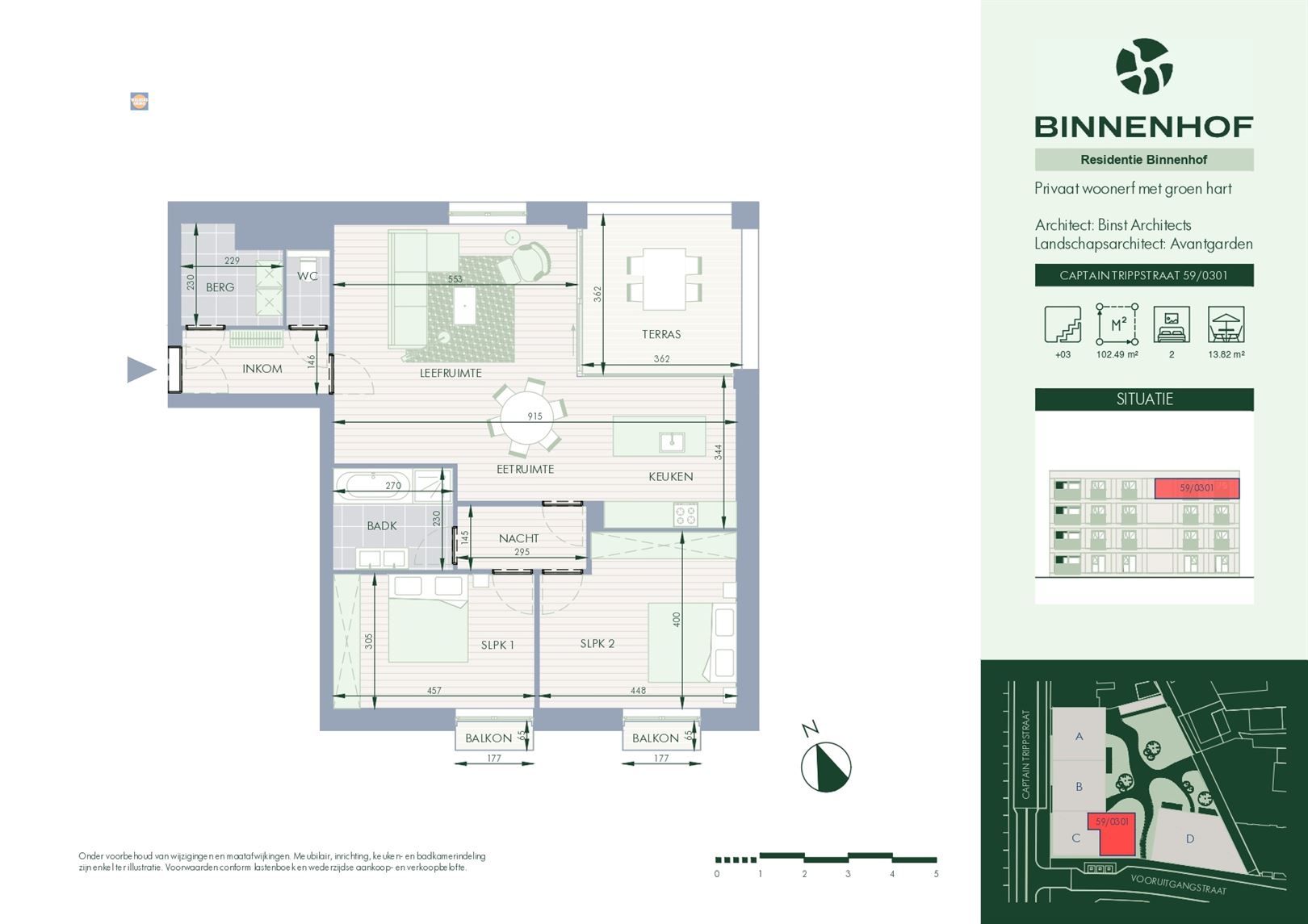 Luxe penthouse met twee slaapkamers, terras en prachtig open zicht foto 7